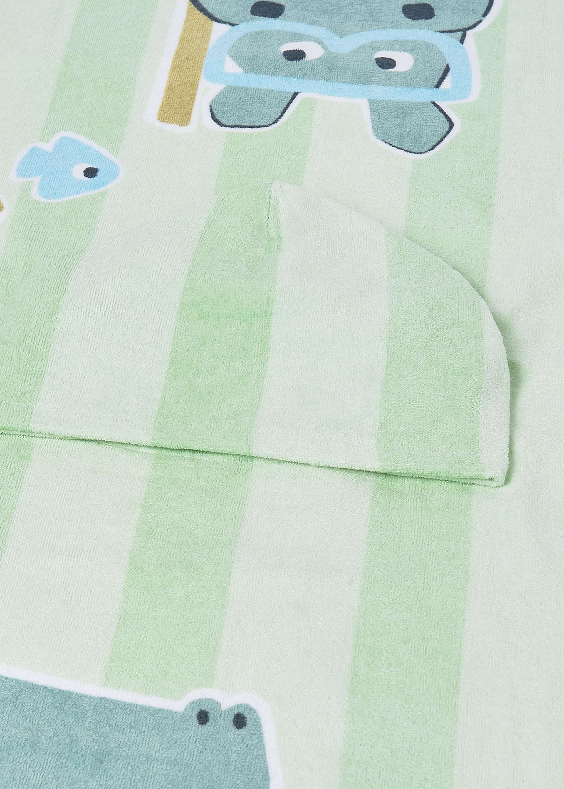 Baby hooded beach towel