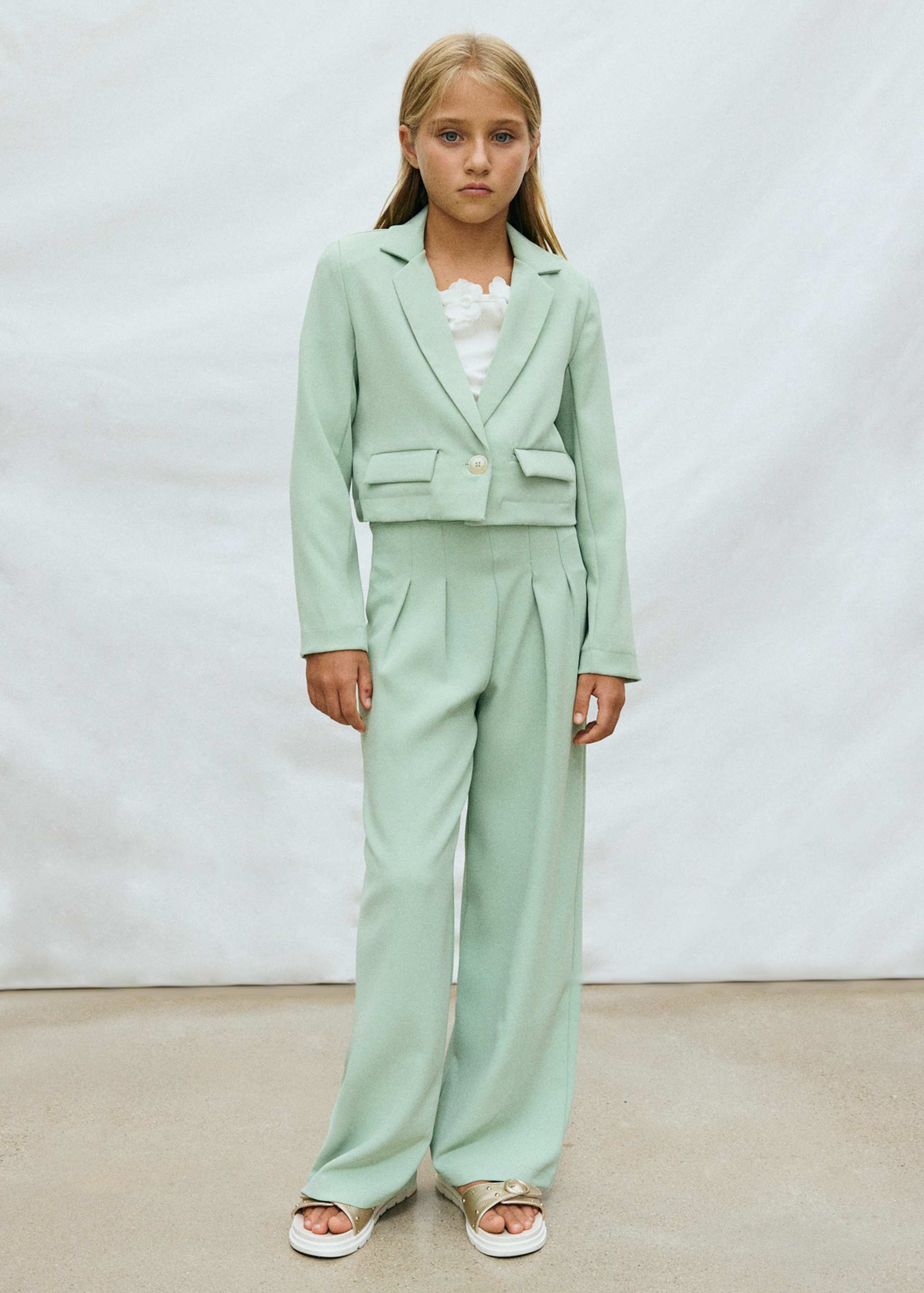 Veste à revers fille