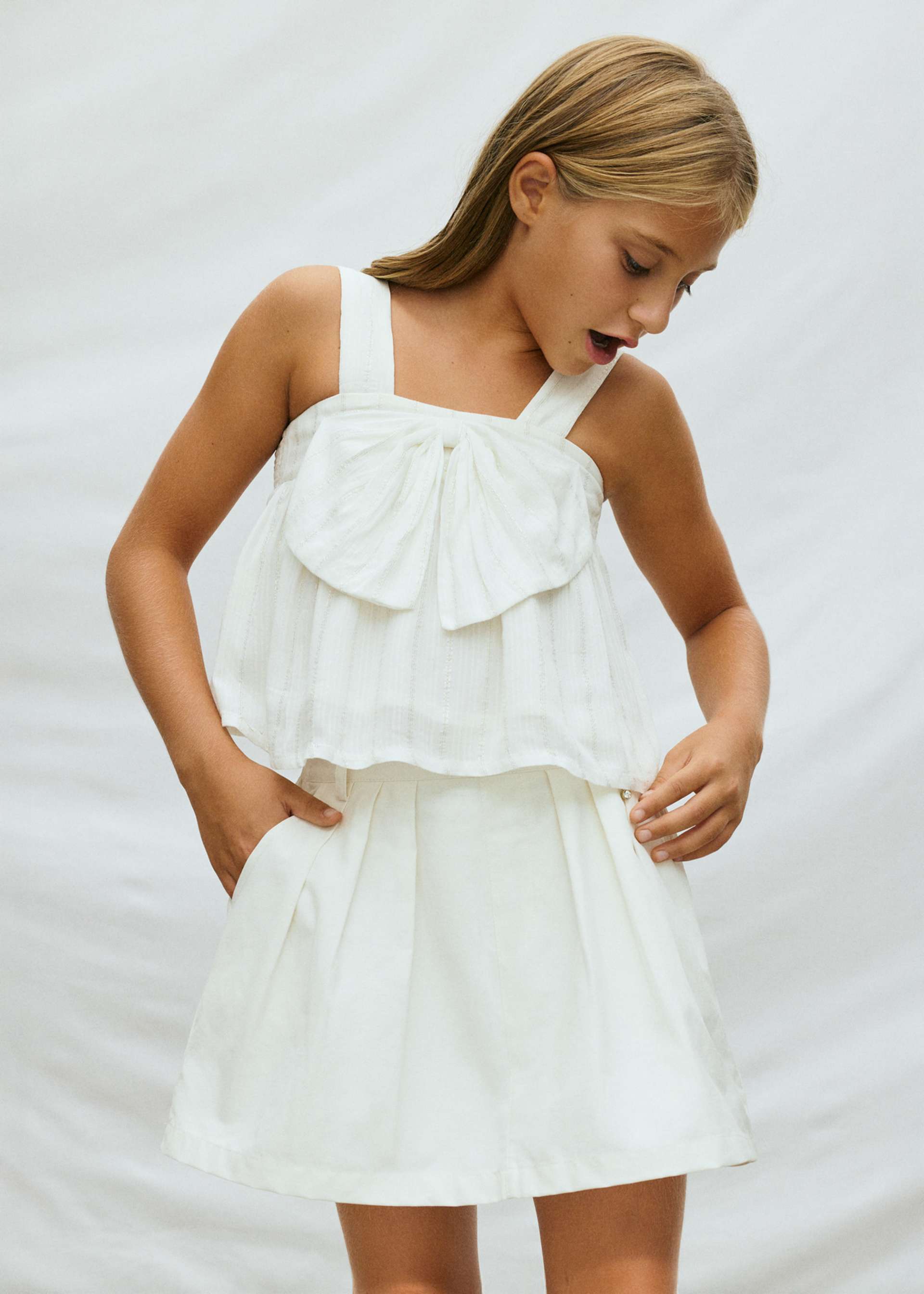 Girls' trouser skirt