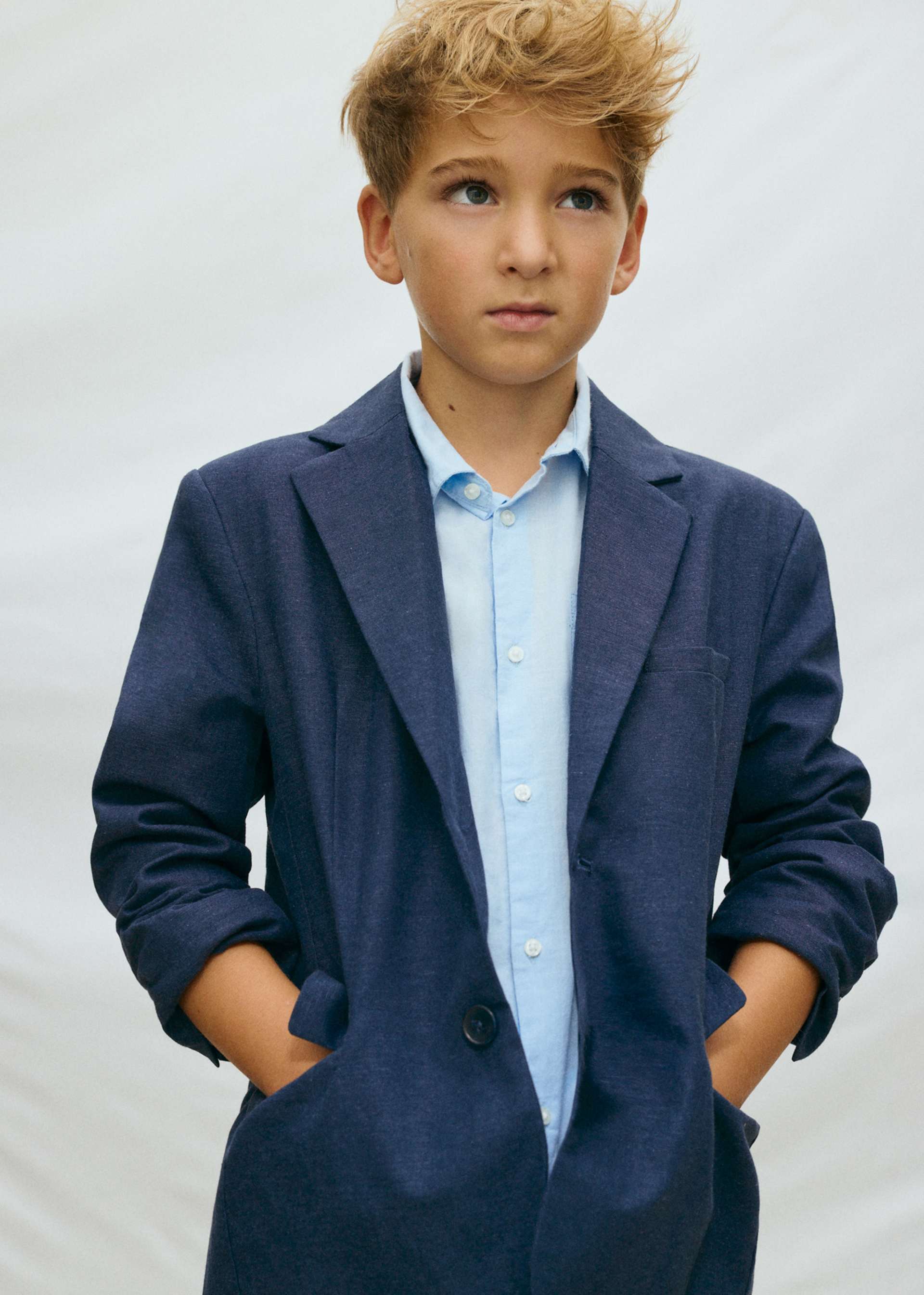 Giacca lino ragazzo