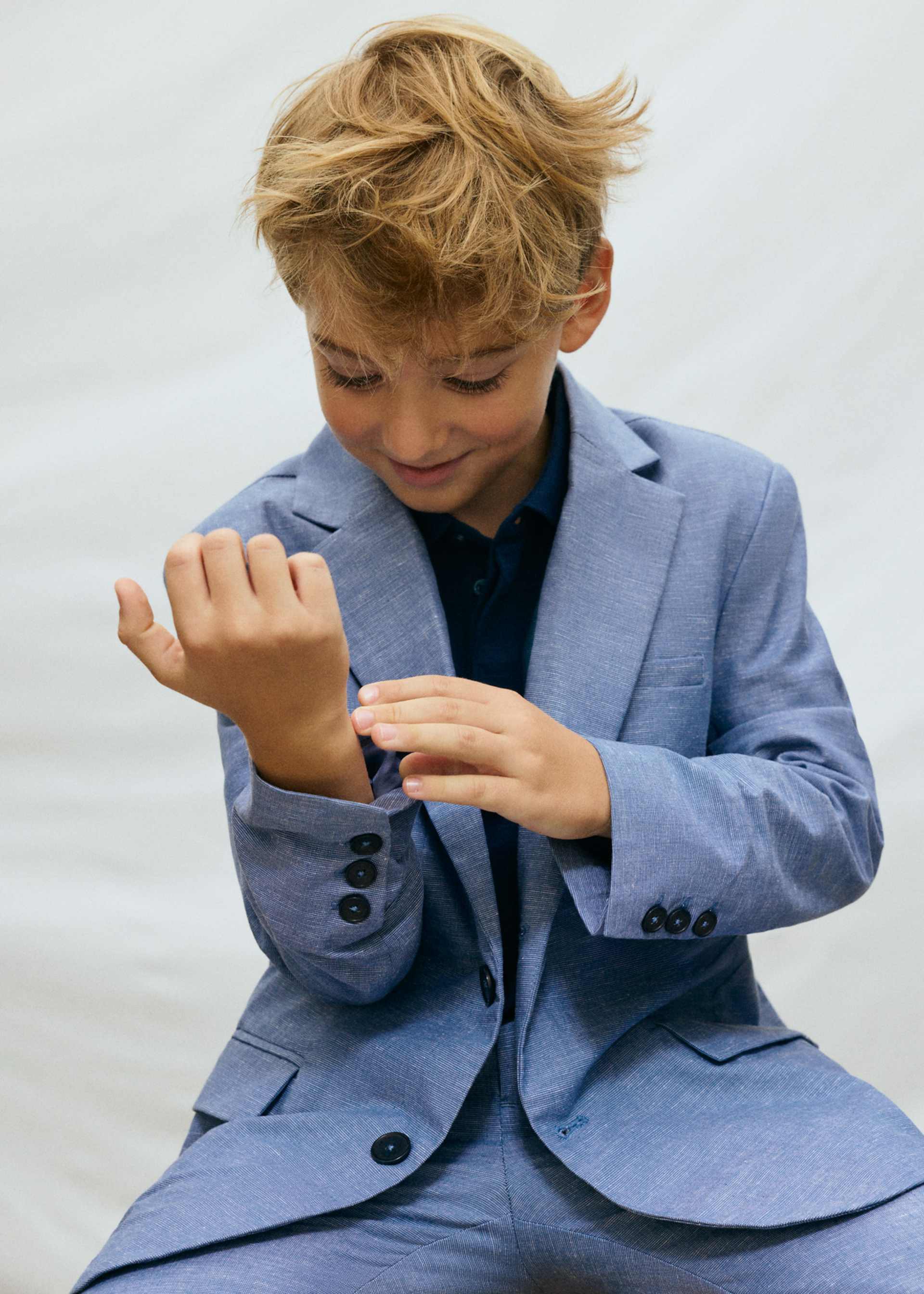 Boy Linen Blazer