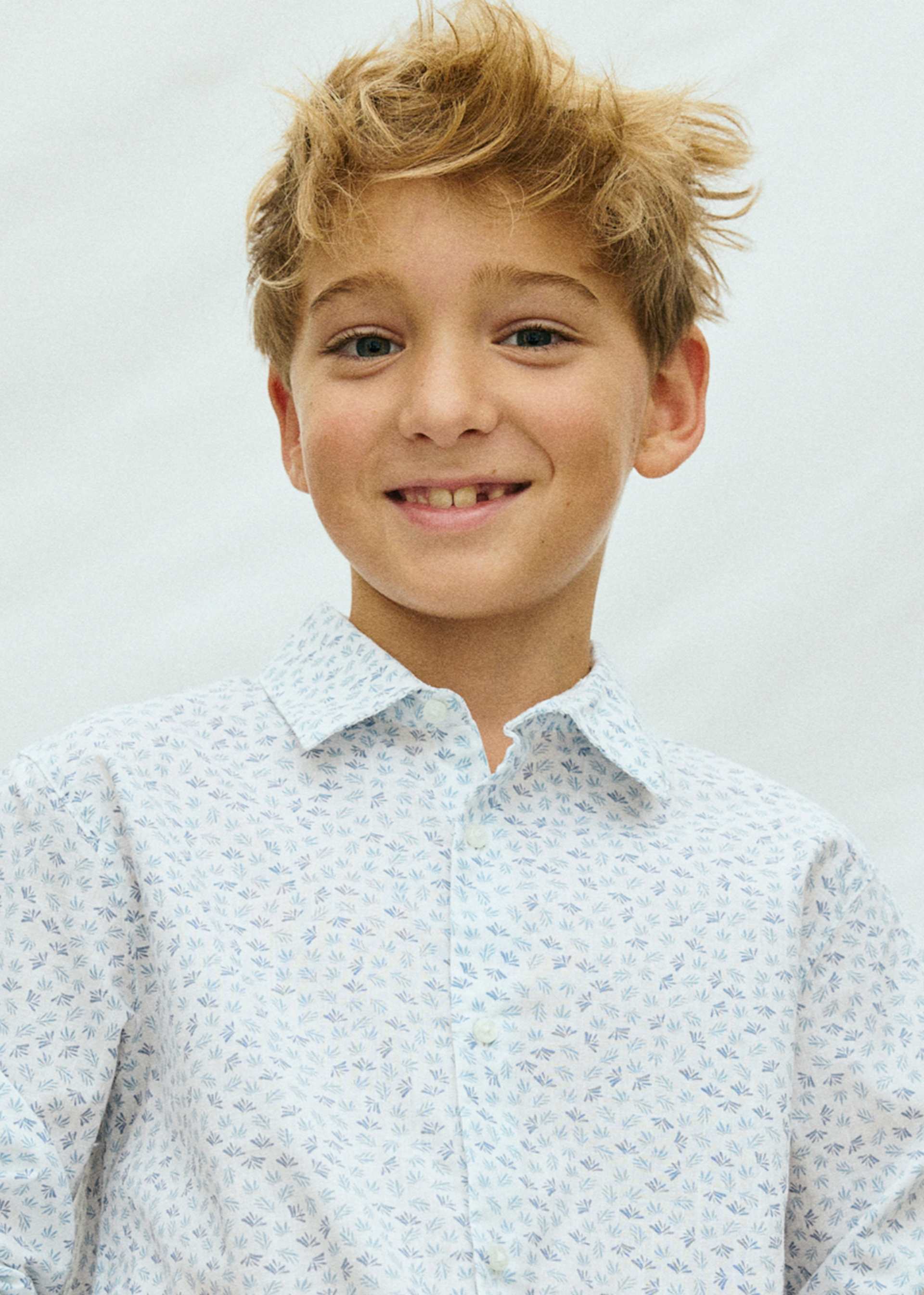 Camisa manga larga chico