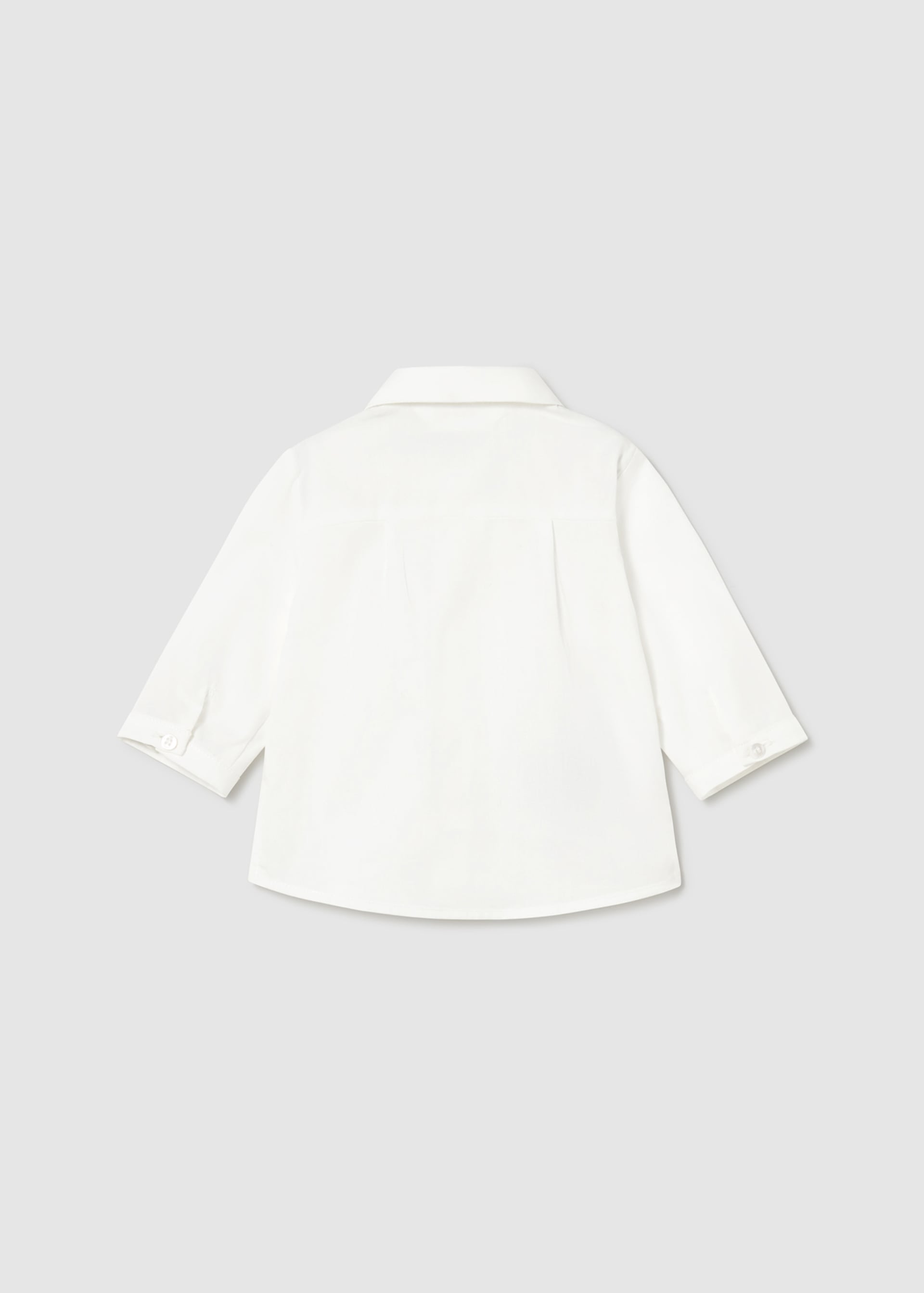 Chemise à manches longues cravate nouveau-né