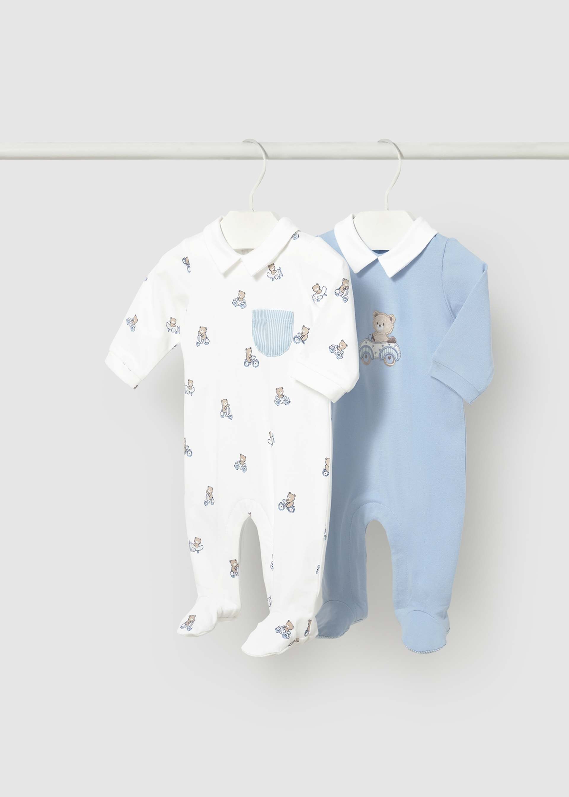 Newborn Boy 2-Pack One-Piece Set