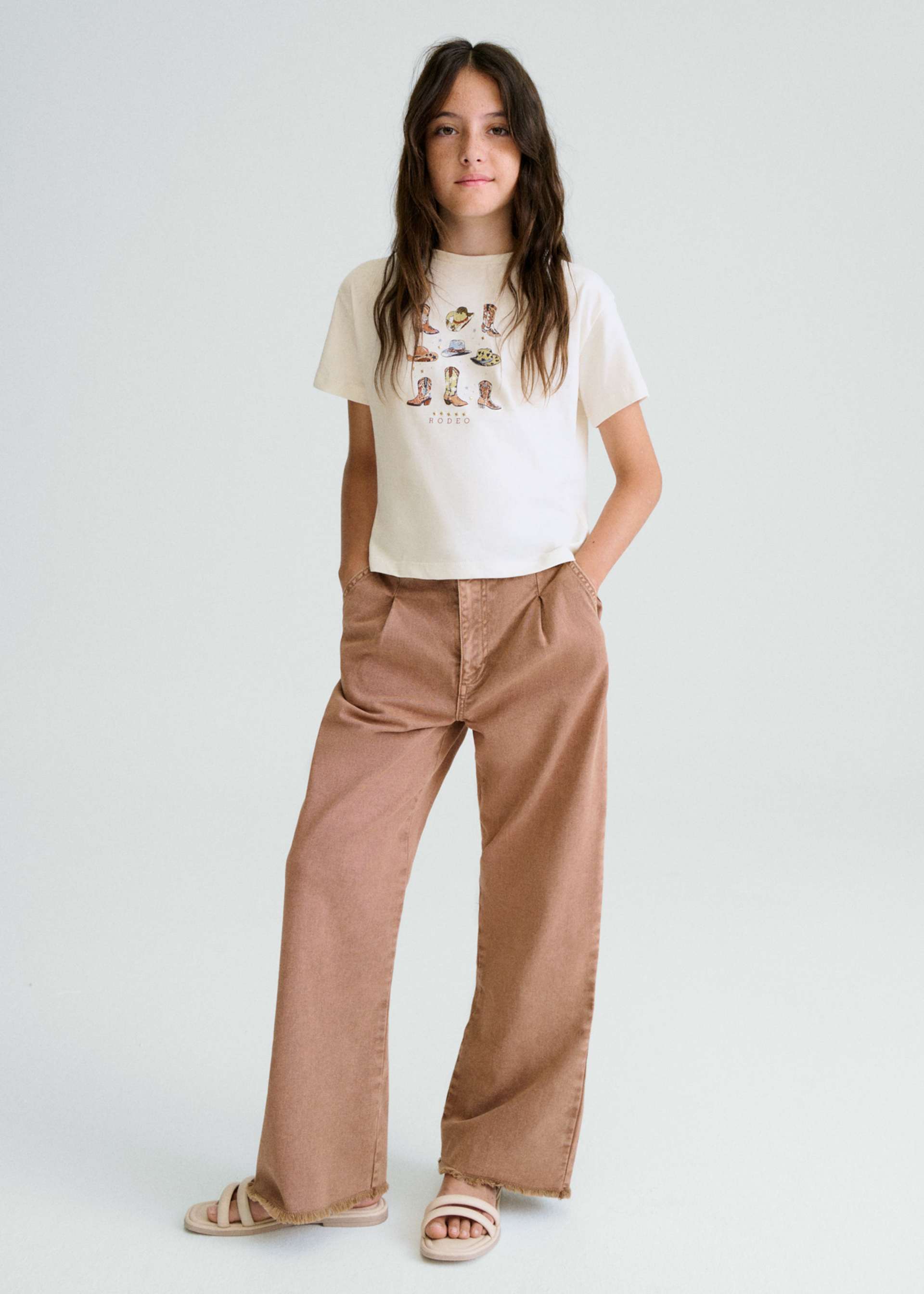Calça sarja rapariga