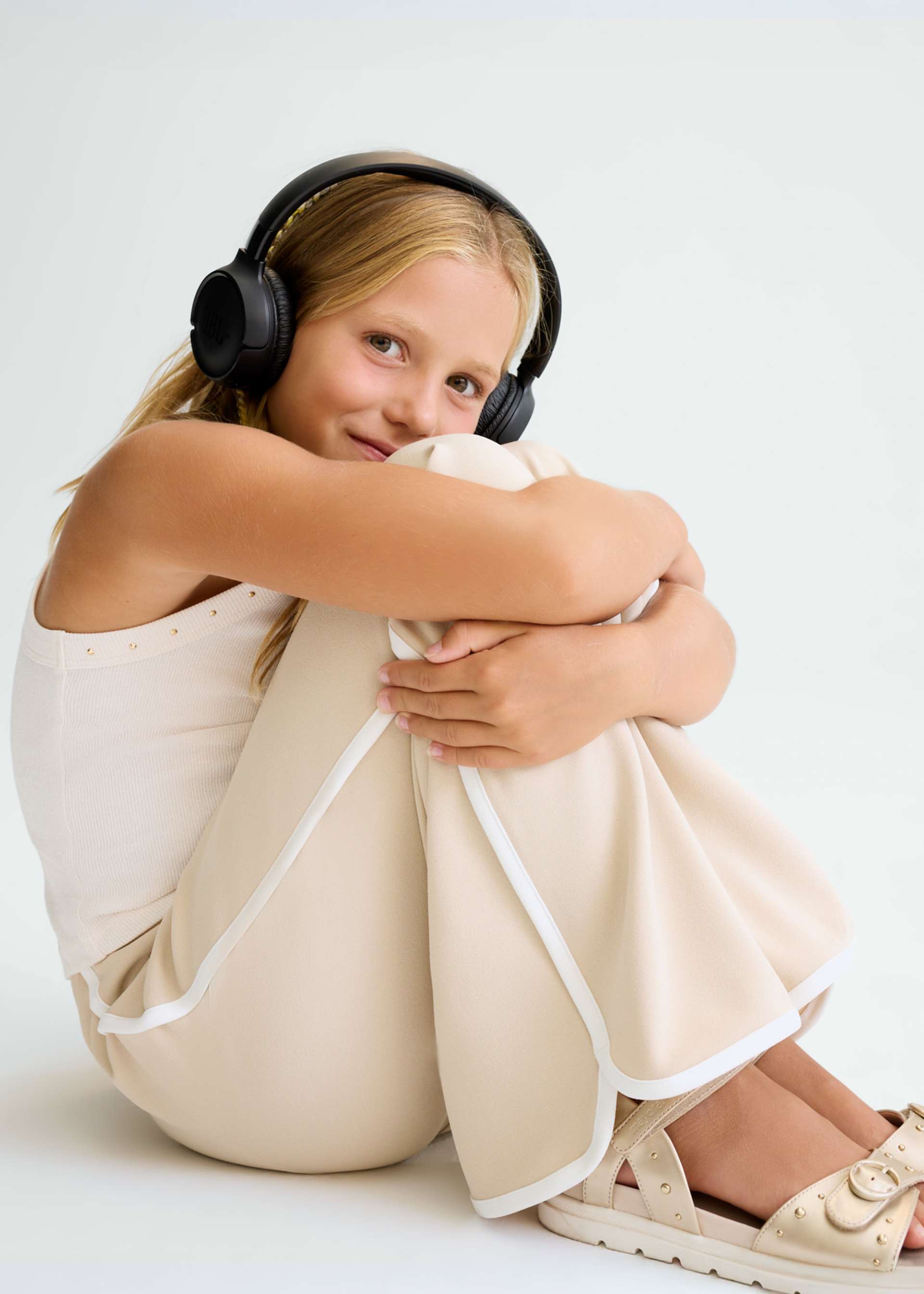 Pantalon long en maille fille