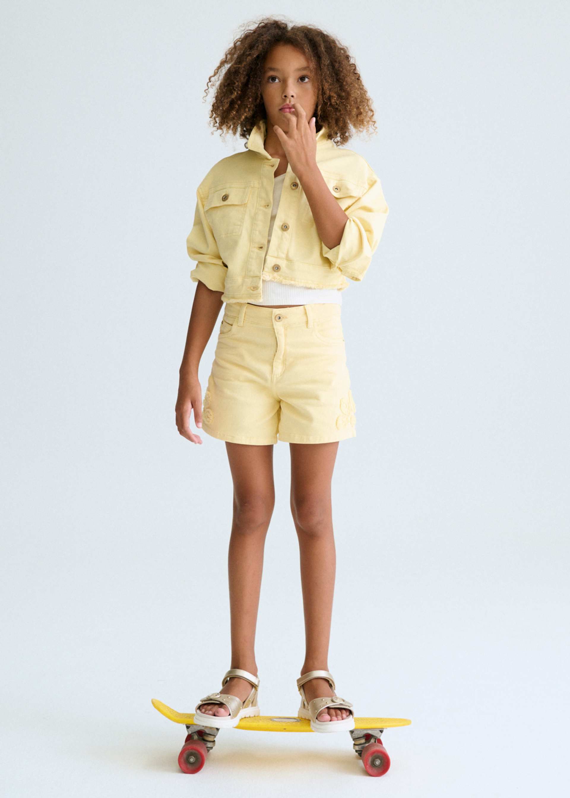 Giubbotto twill ragazza
