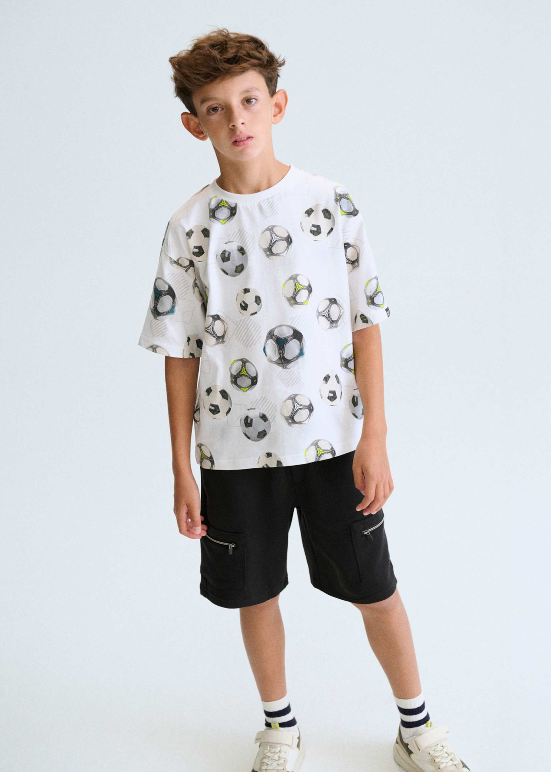 T-shirt estampada rapaz