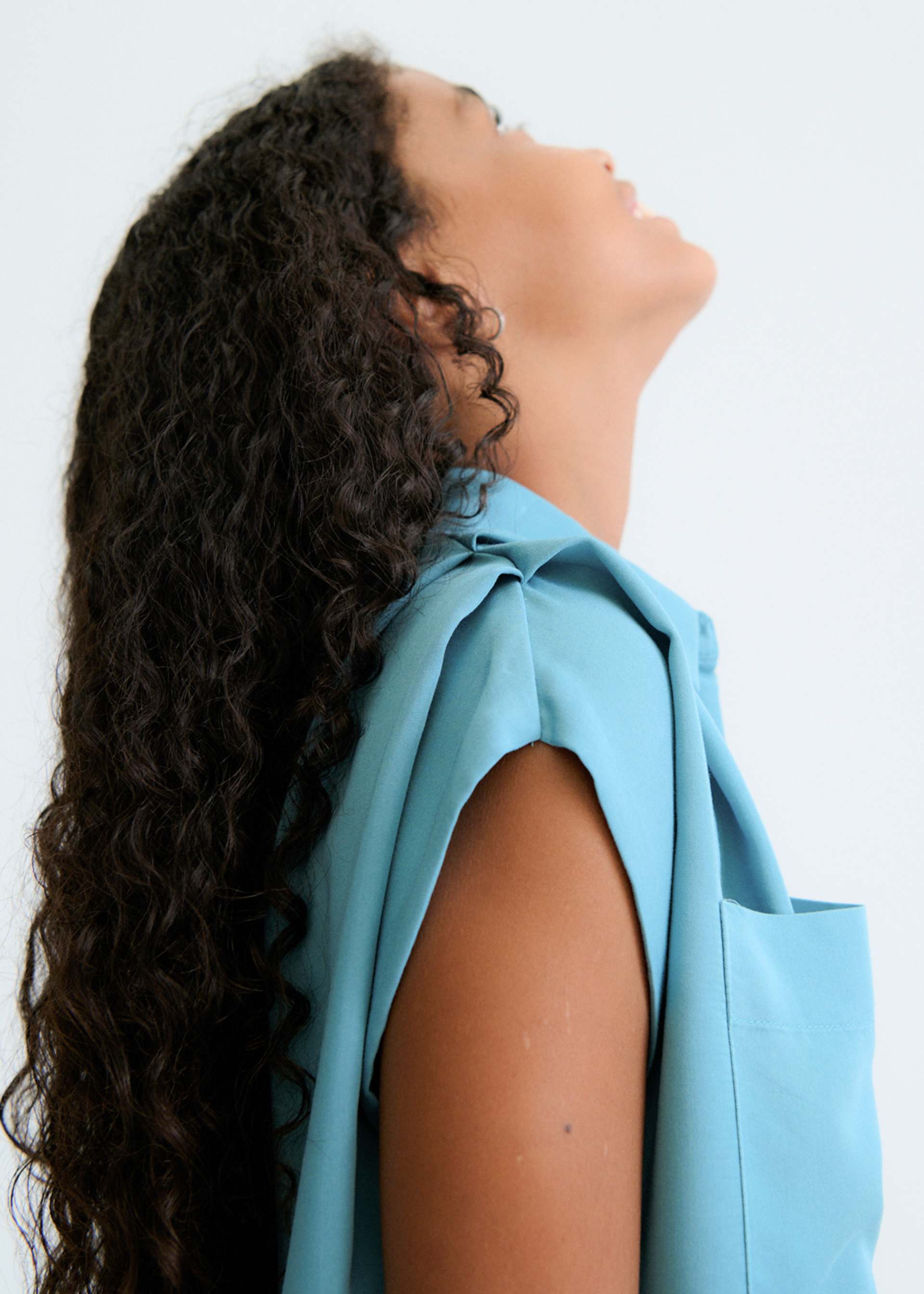 Bluse mit Brusttaschen Teenager Mädchen