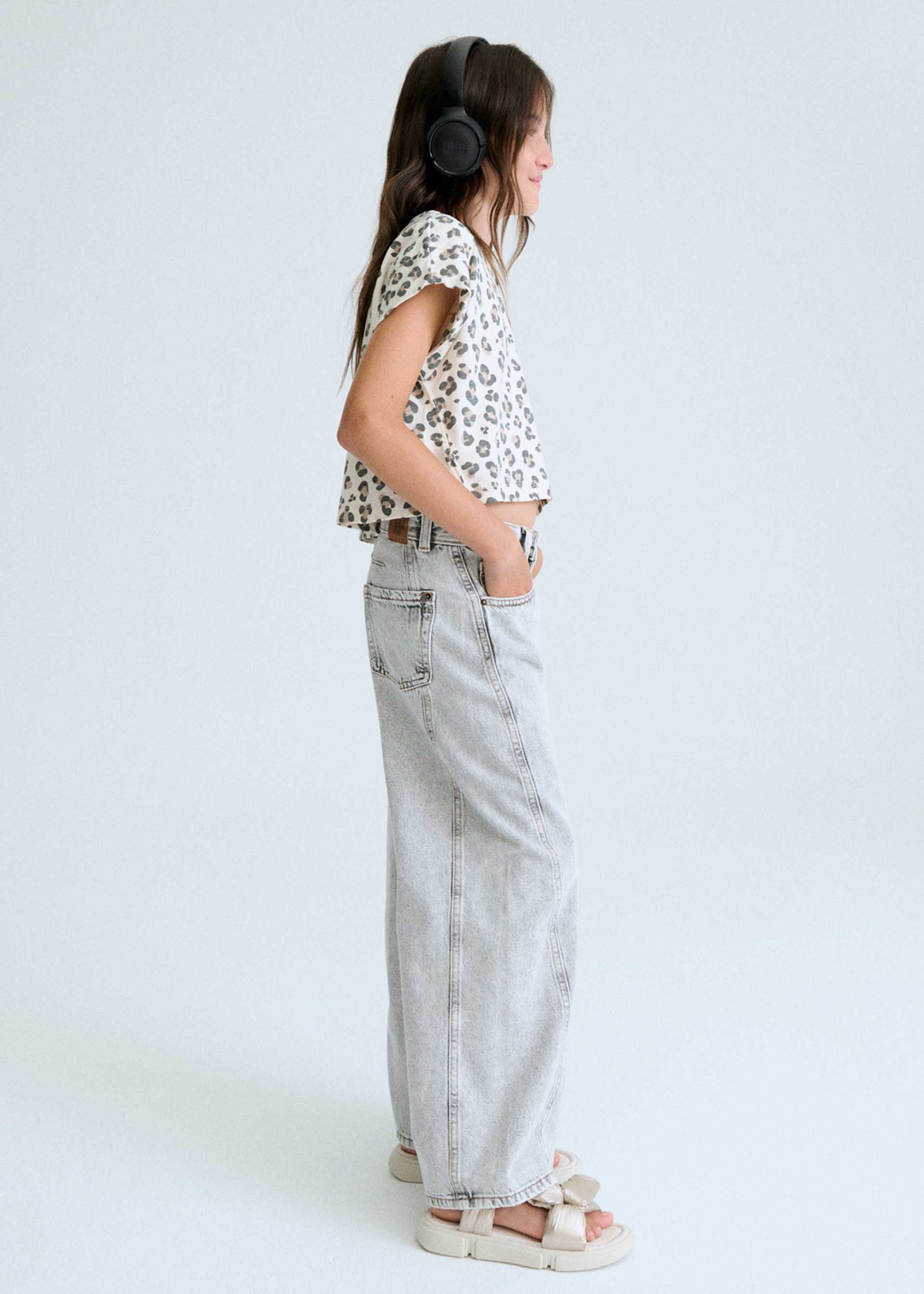 Playera estampada chica