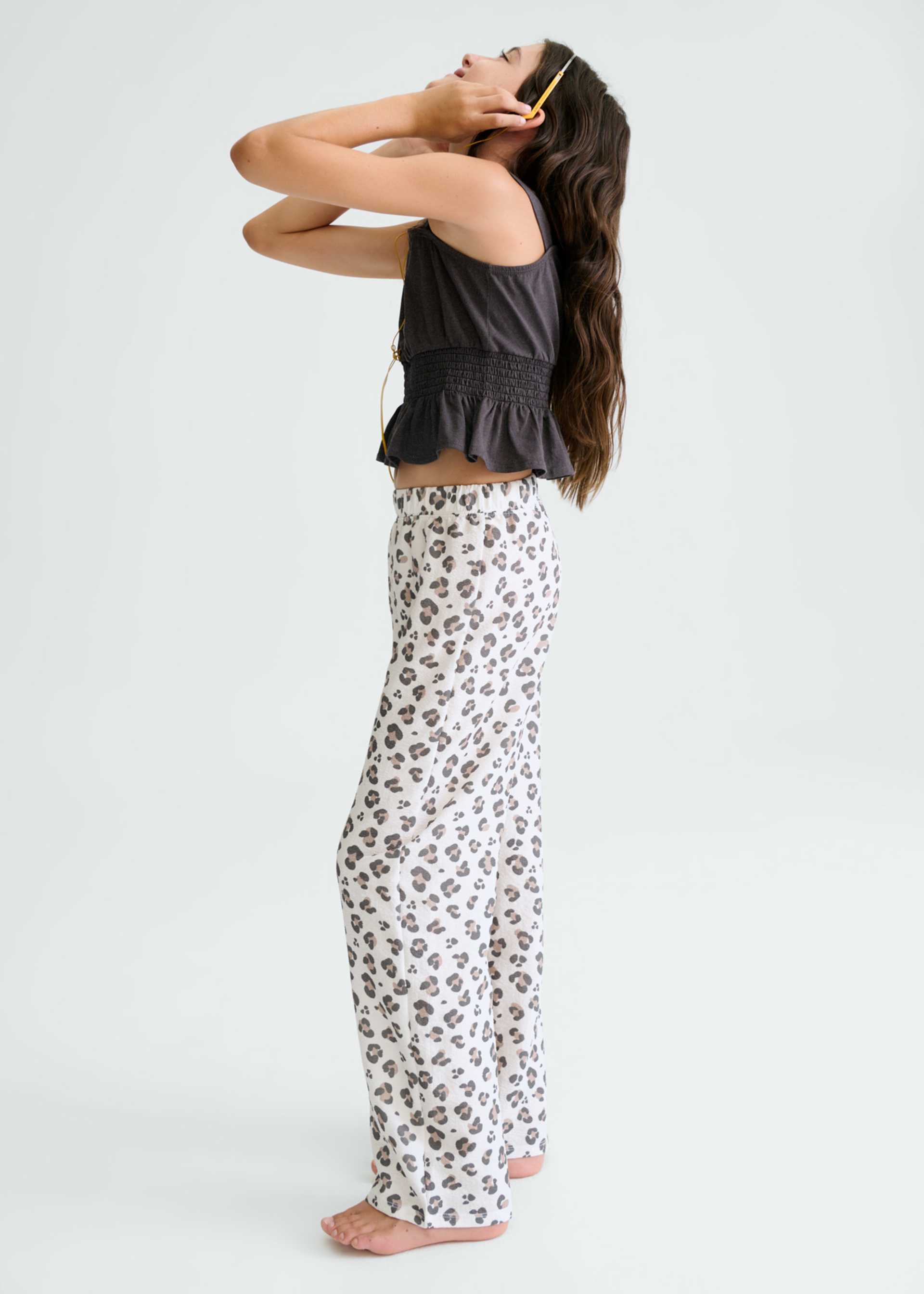 Set lange Hose gemustert mit Top Teenager Mädchen