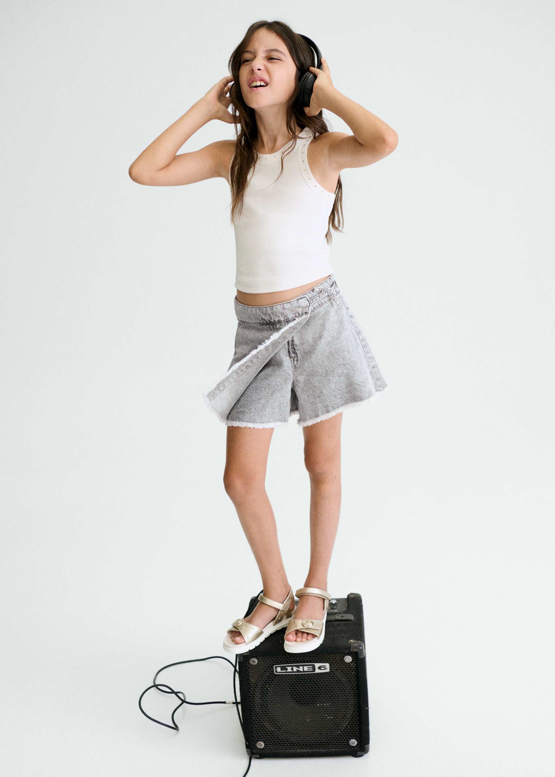 Fusta pantalon denim fata