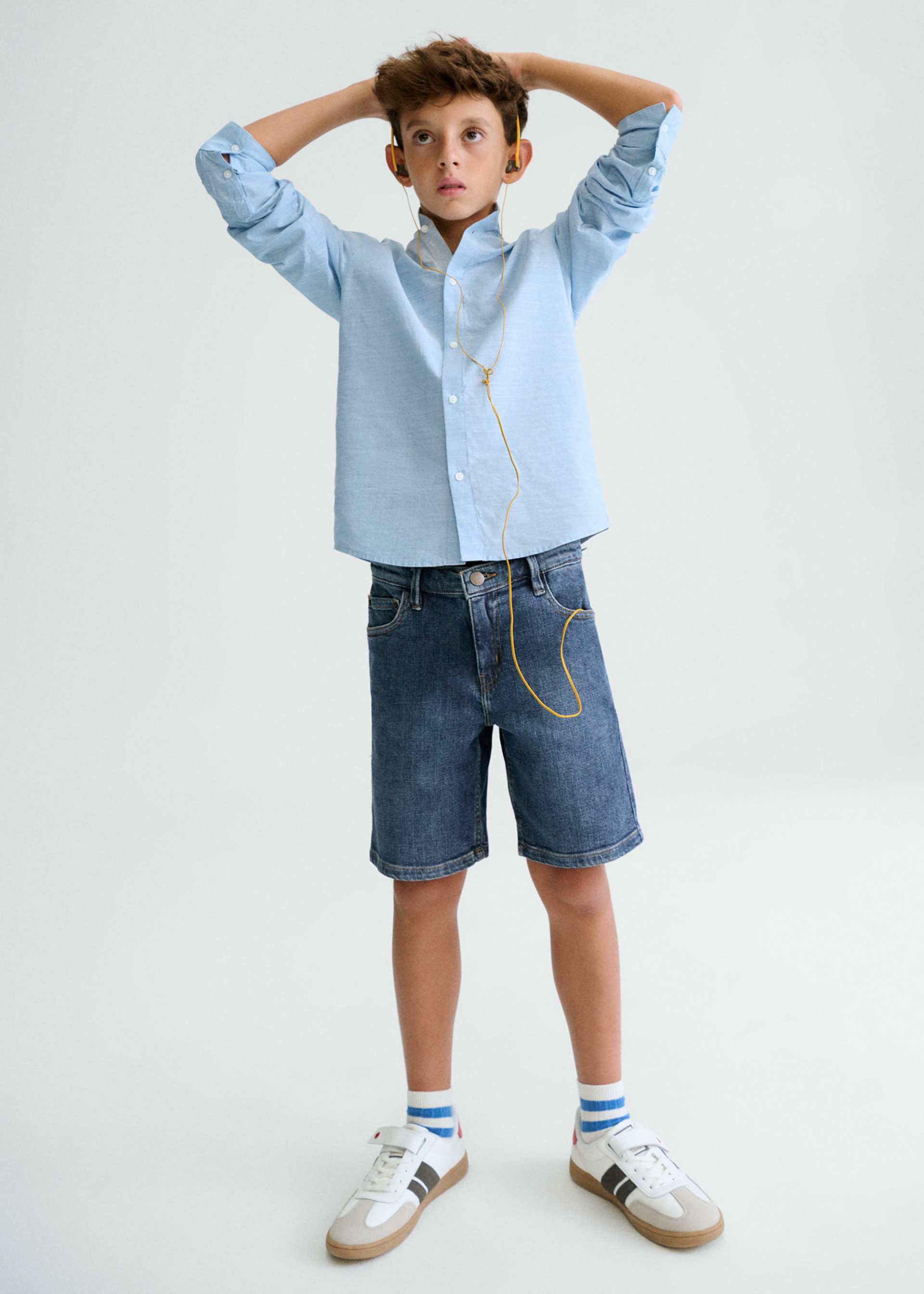 Short en jean basique