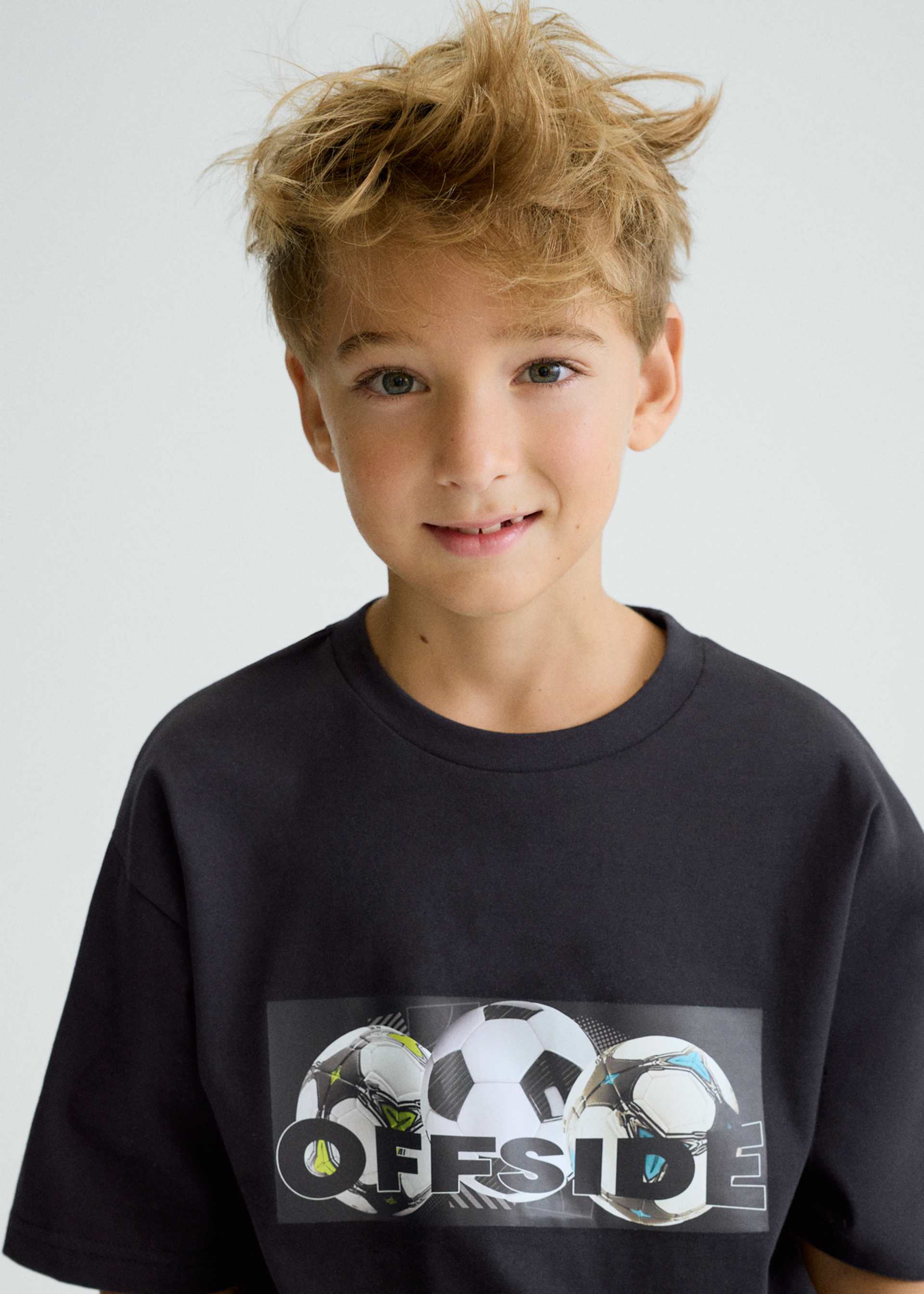 T-Shirt Printmotiv Teenager Jungen