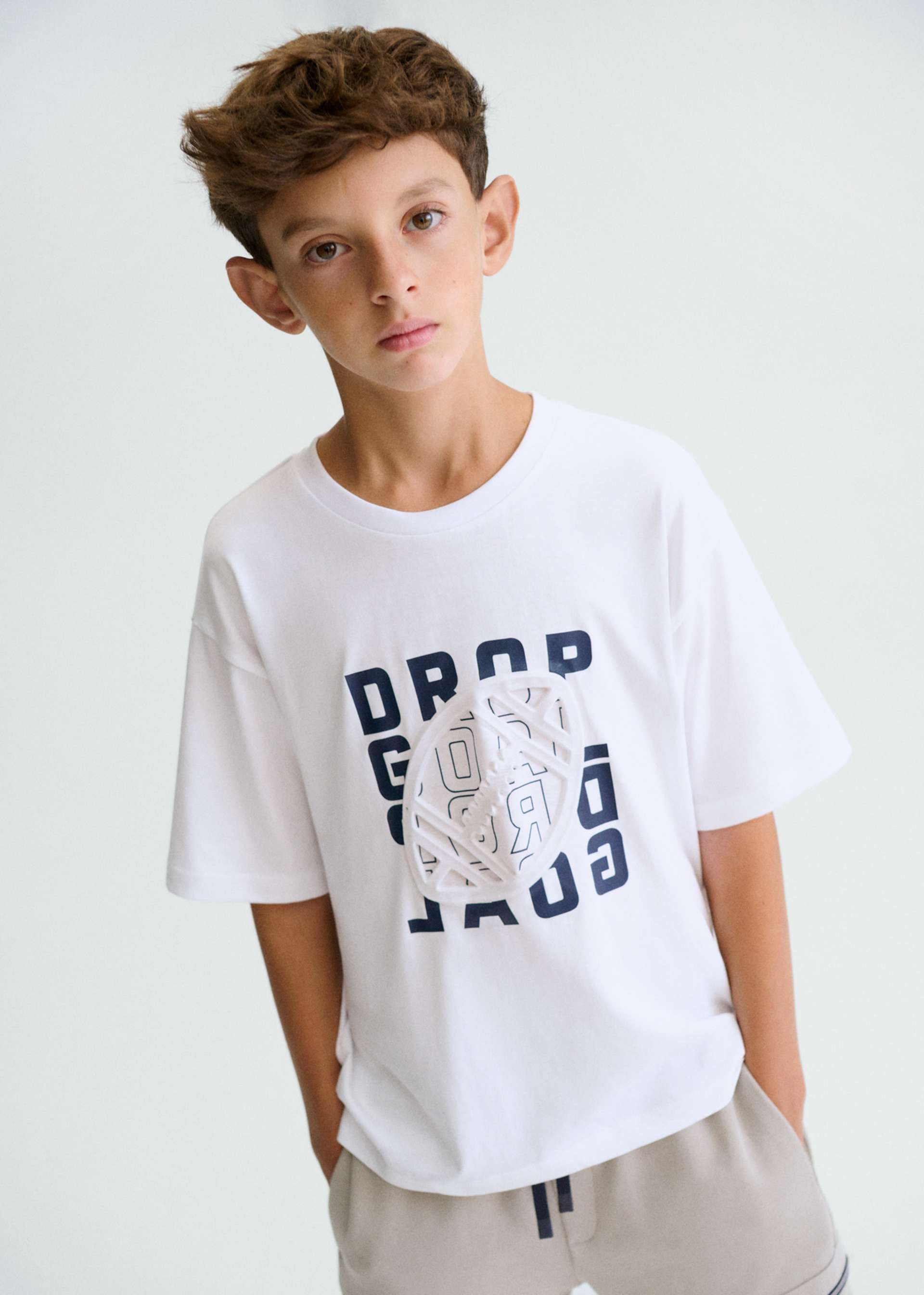 Embossed T-shirt boy