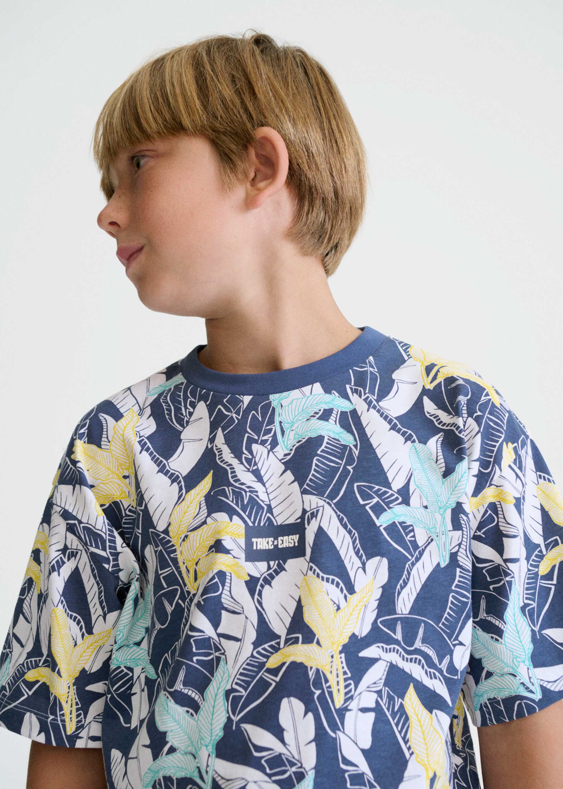 Playera estampada chico