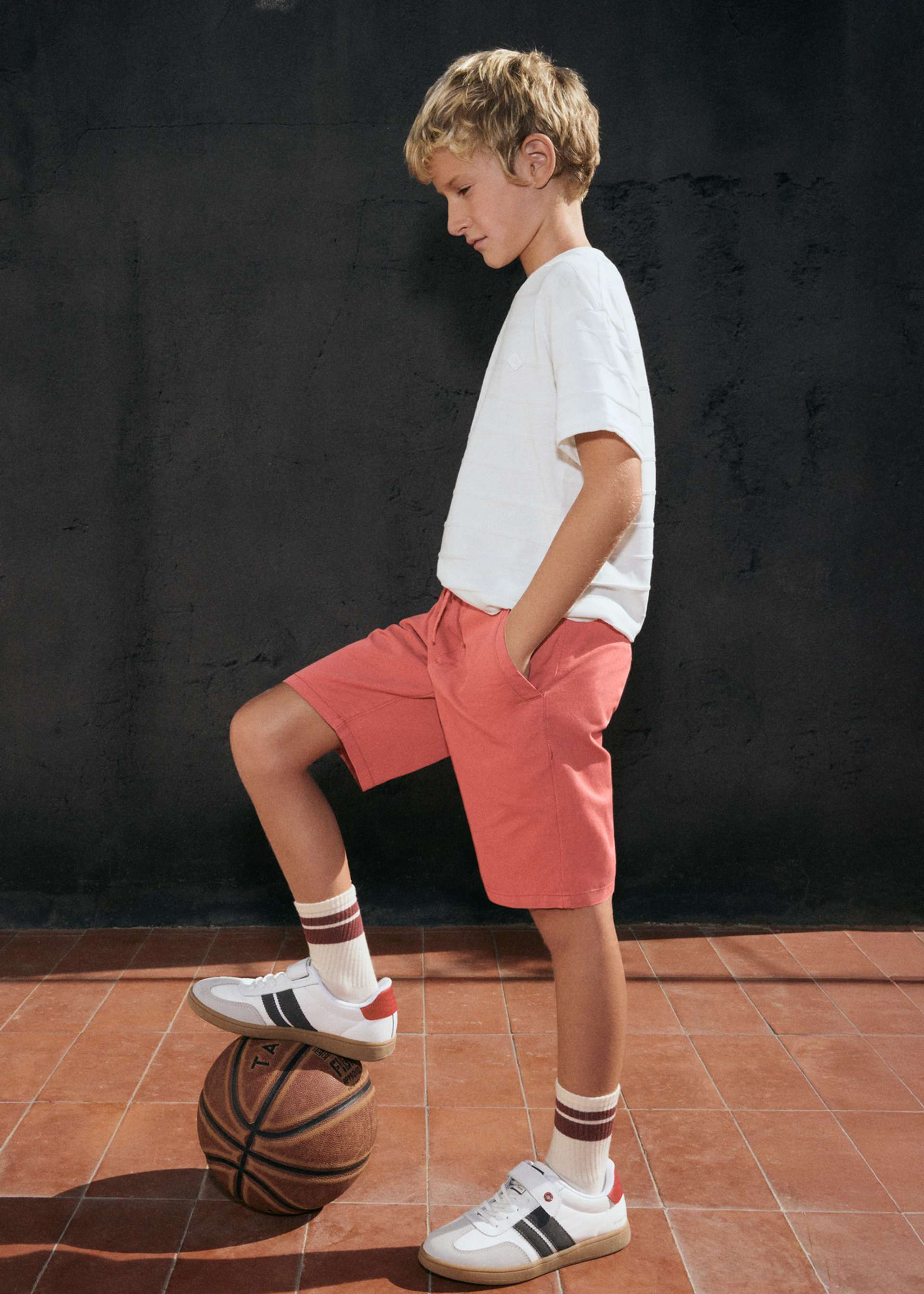 Boys' chino Bermuda shorts