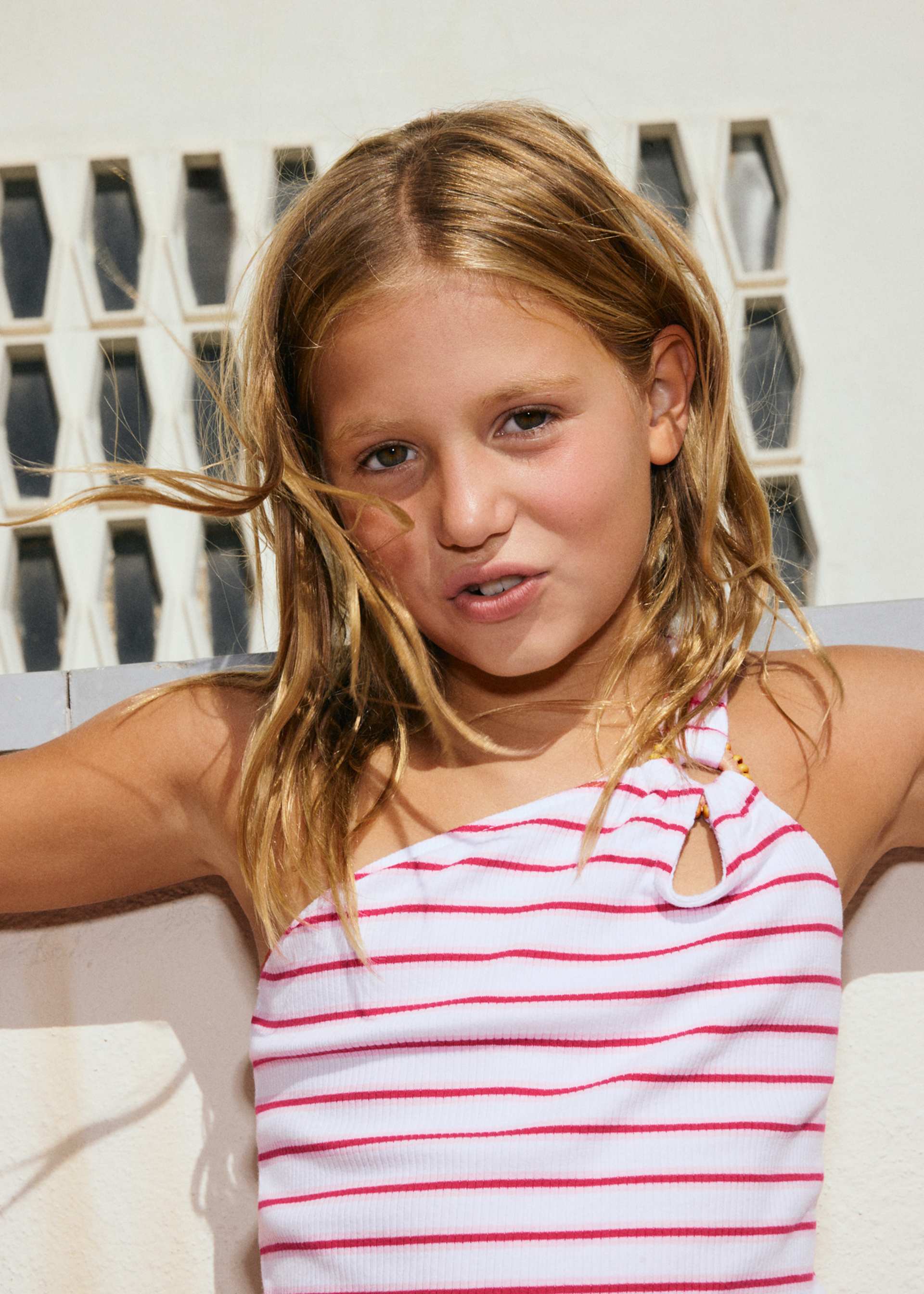 T-shirt asymétrique fille