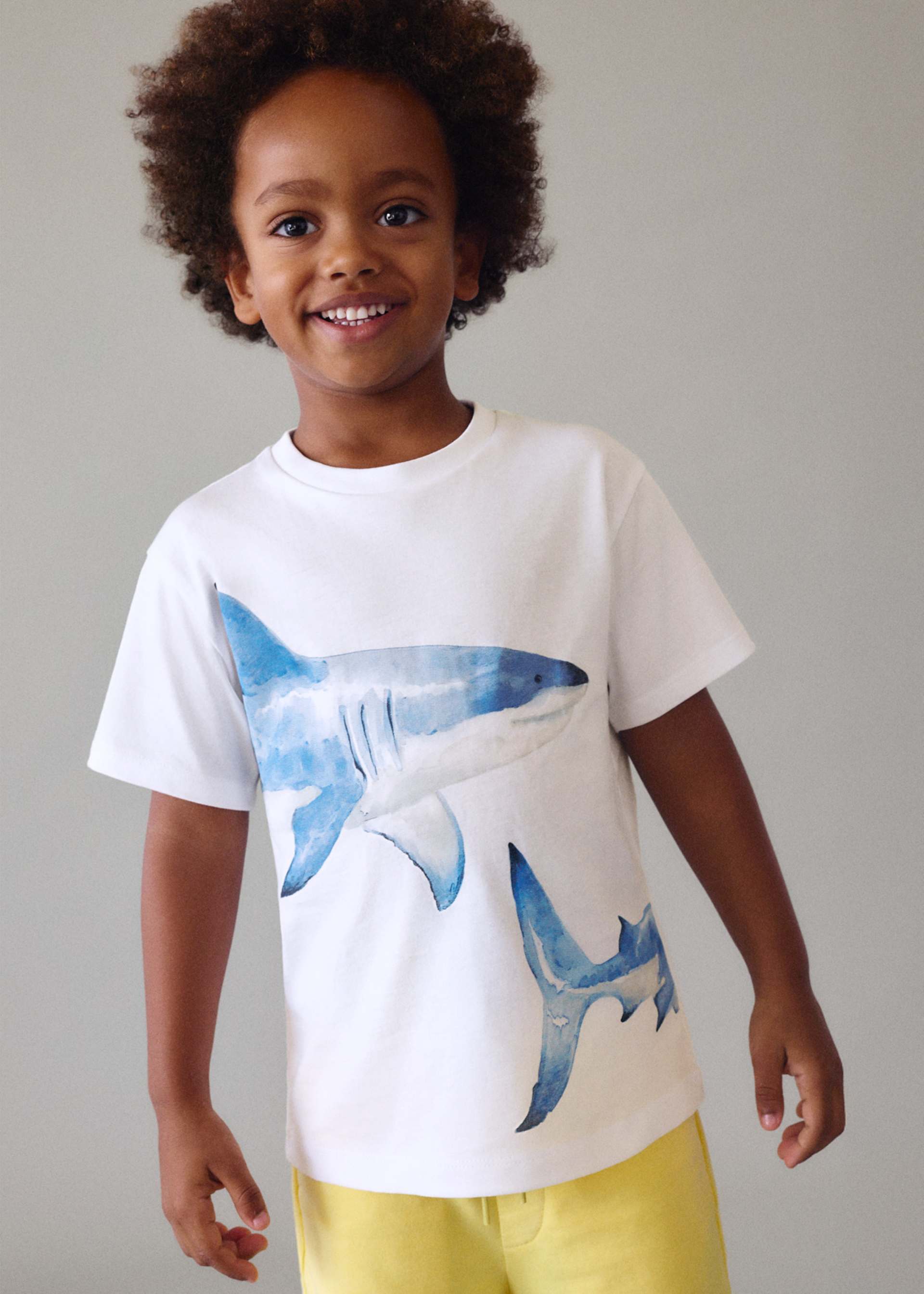Boy Shark Graphic T-shirt