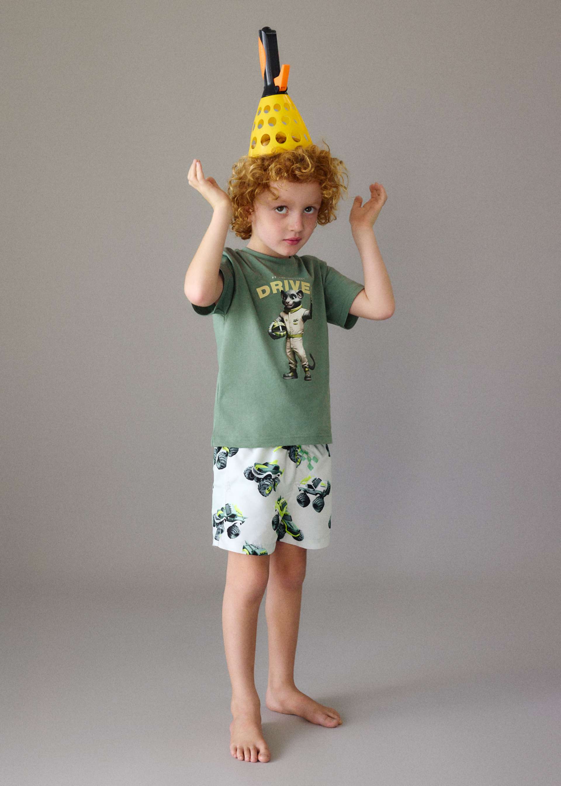 Bañador estampado niño