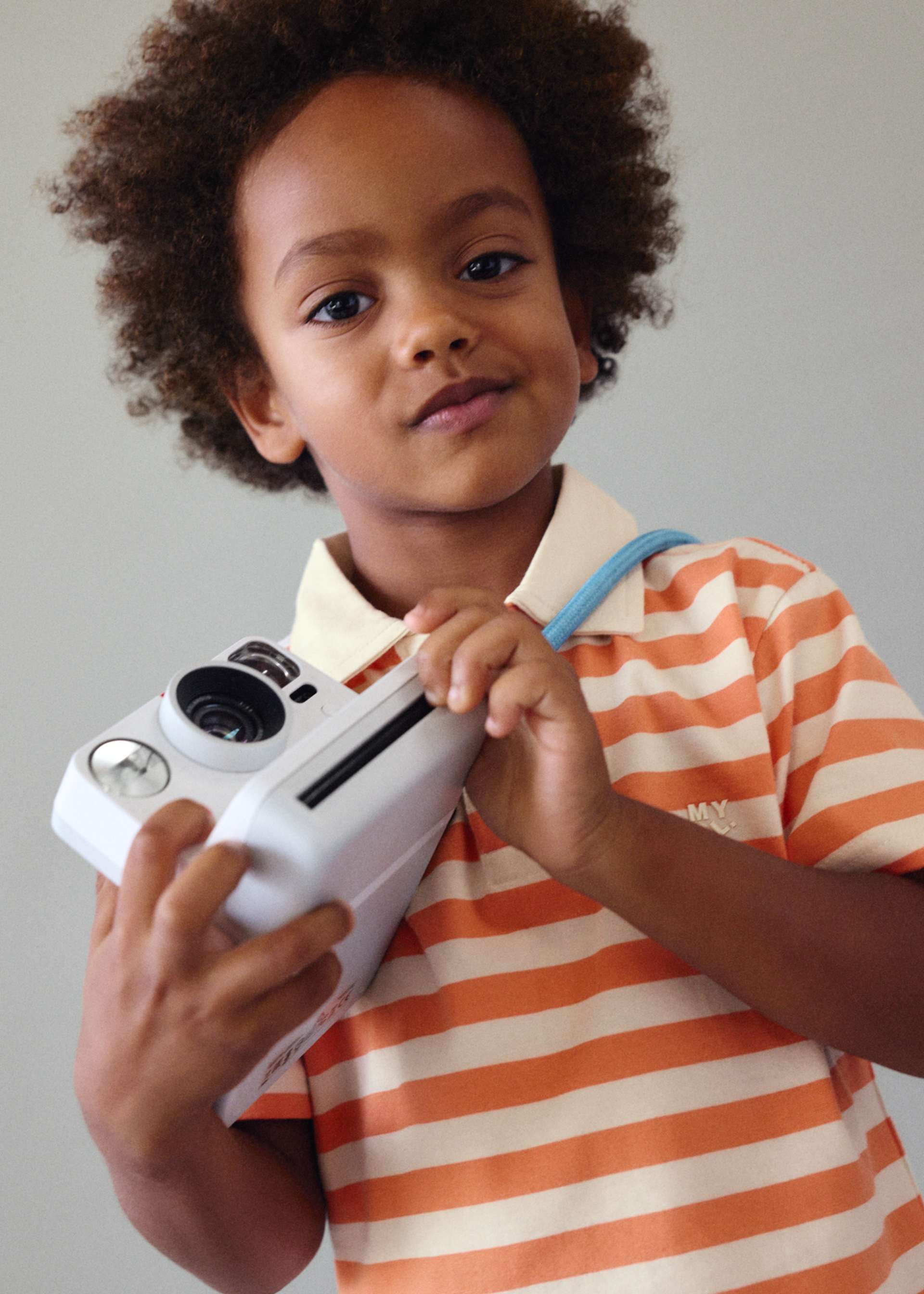 Striped polo shirt for boys