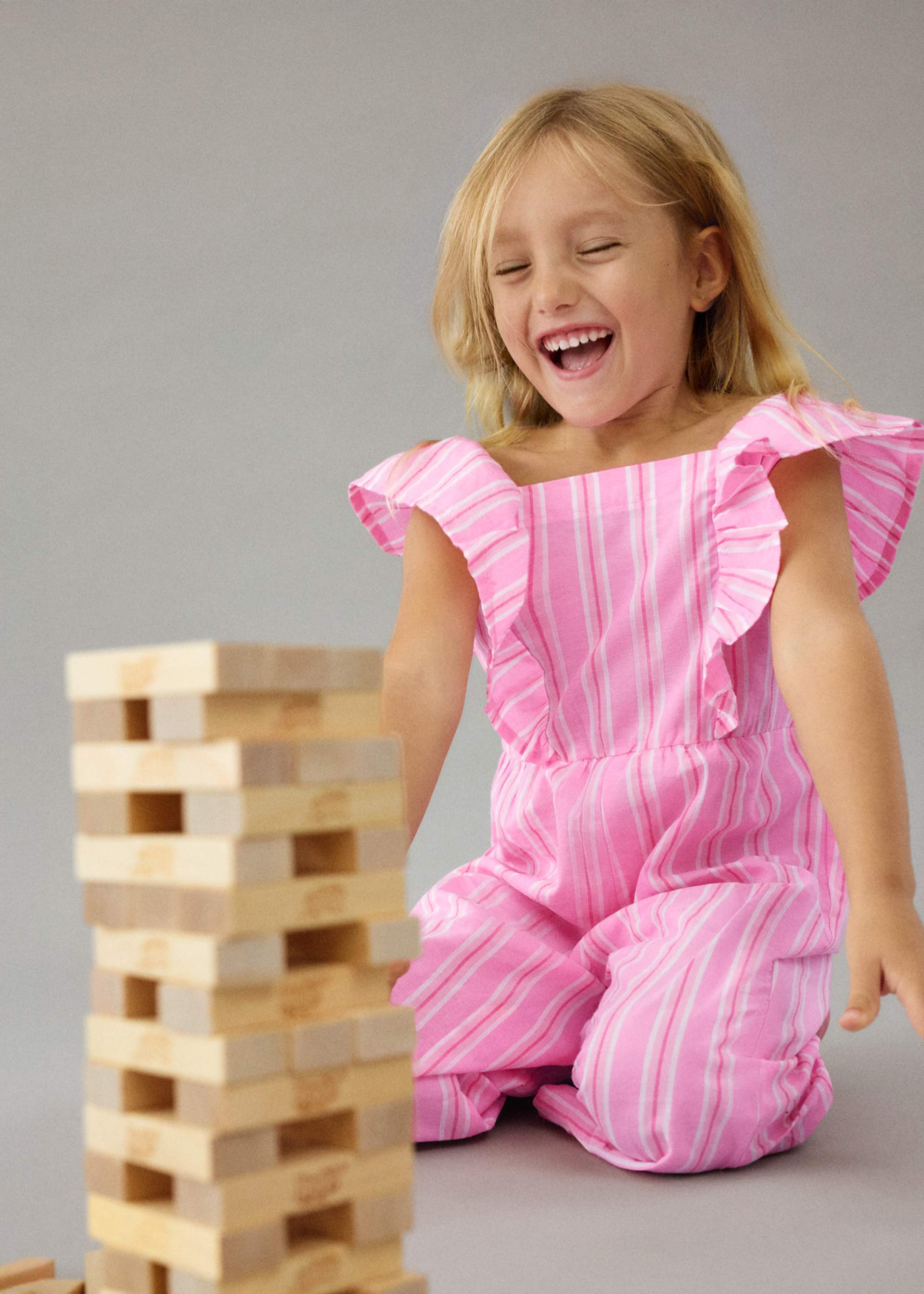 Jumpsuit gestreift Mädchen