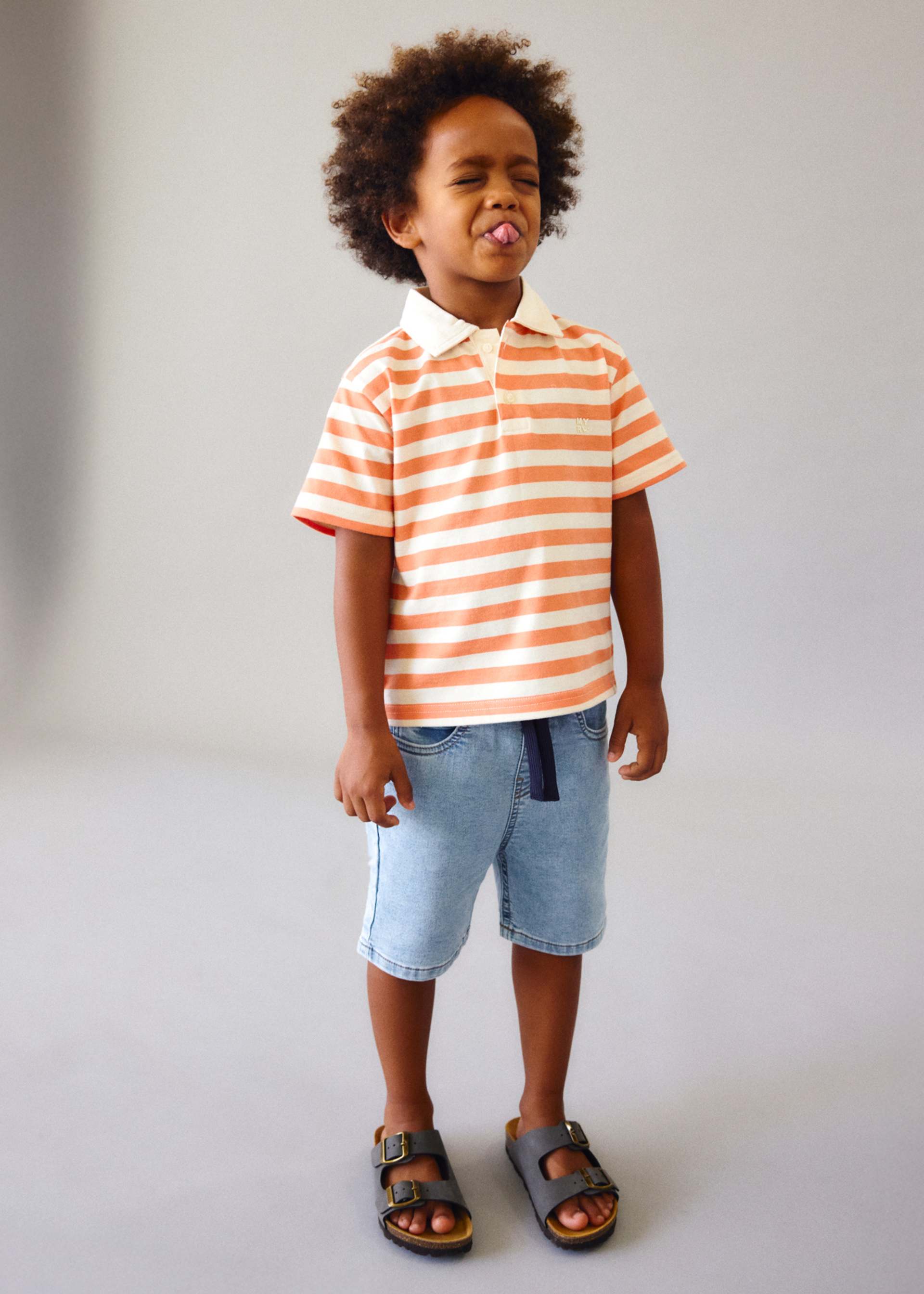 Bermuda vaquera jogger niño