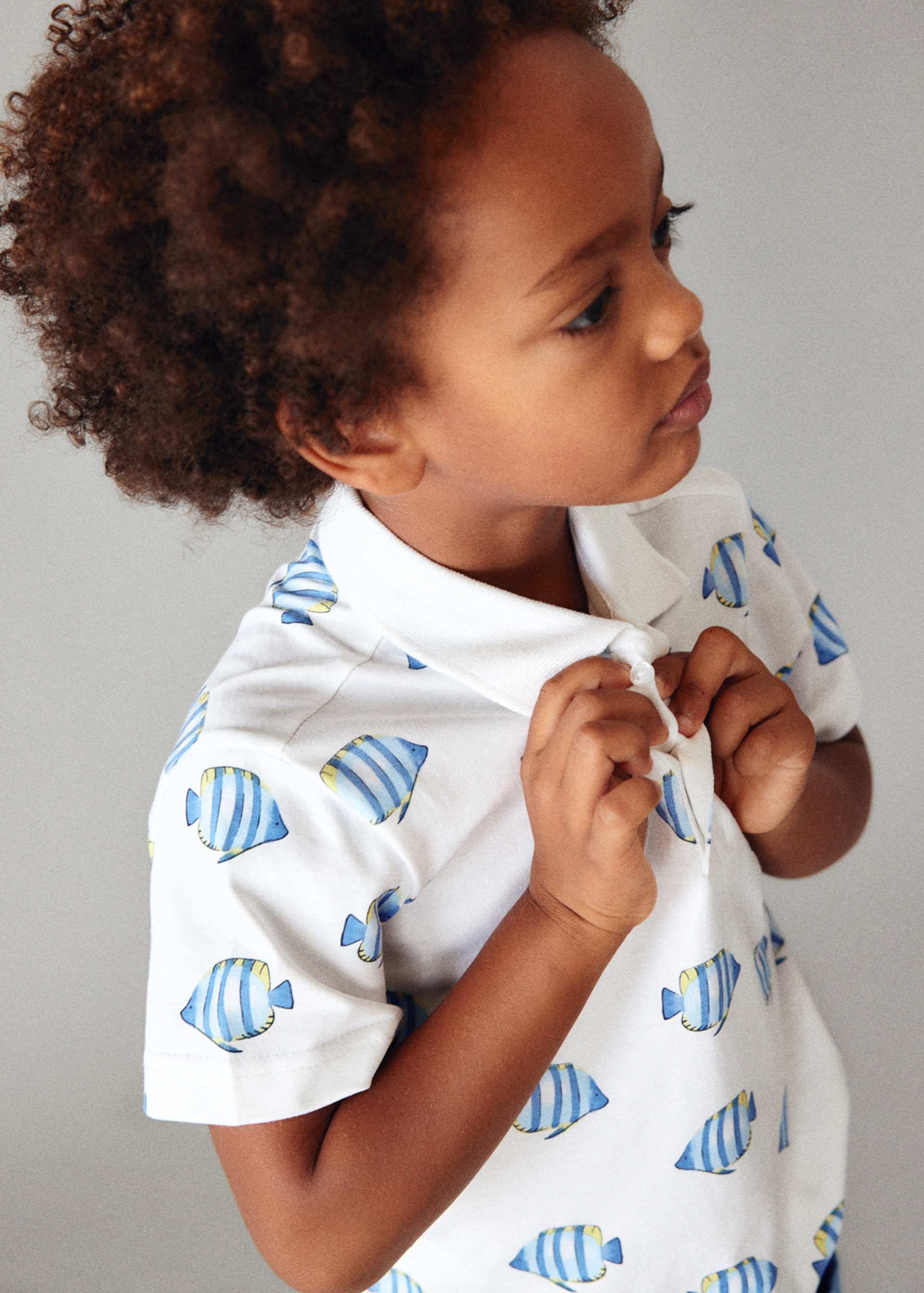 Printed polo shirt for Boy