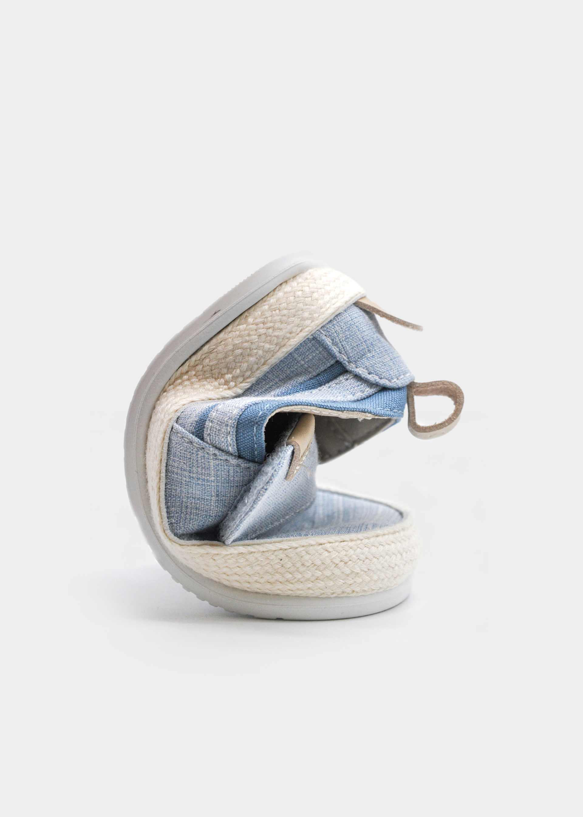 Espadryle barefoot zapinane na rzep dla niemowlęcia