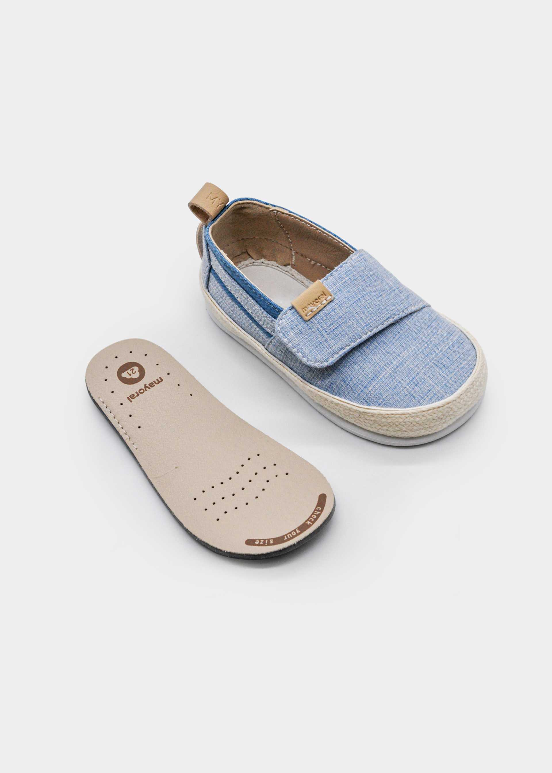 Espadryle barefoot zapinane na rzep dla niemowlęcia