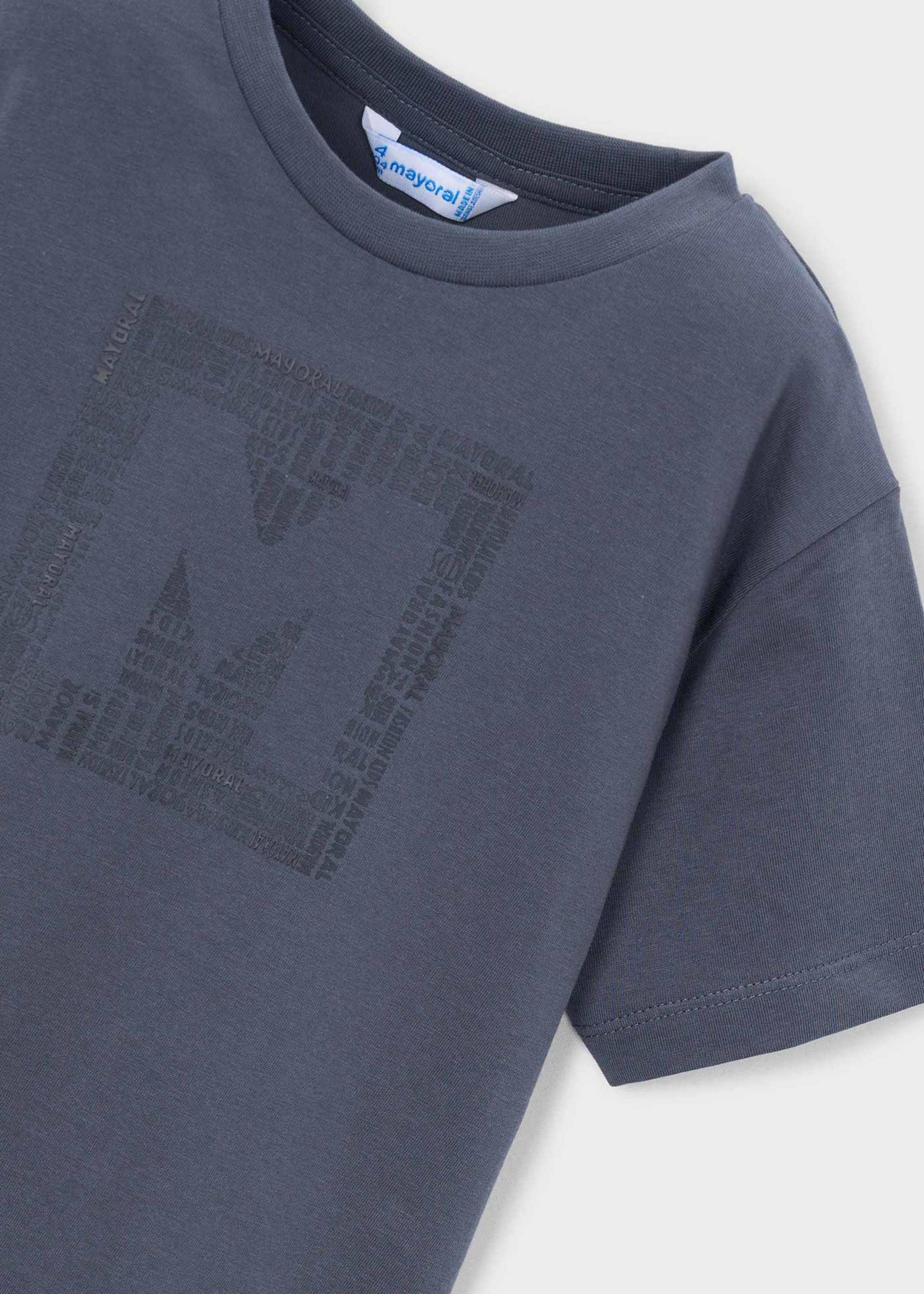 T-Shirt basic Buchstabe Jungen