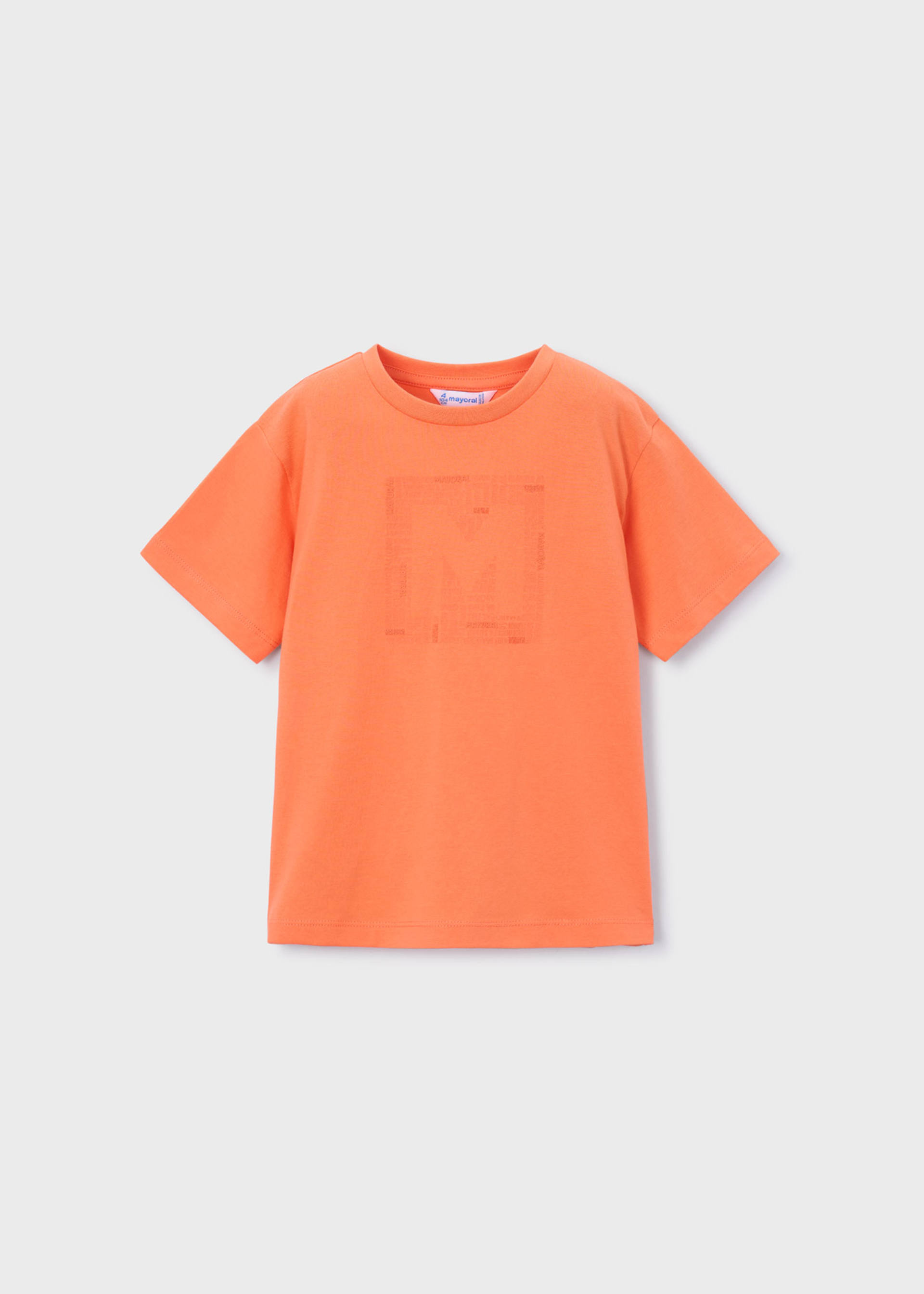 Camiseta básica letra niño