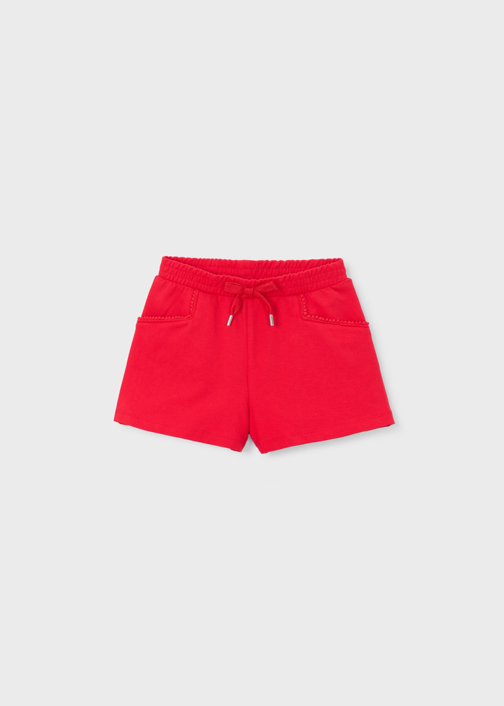 Pantalón corto de chándal básico niña