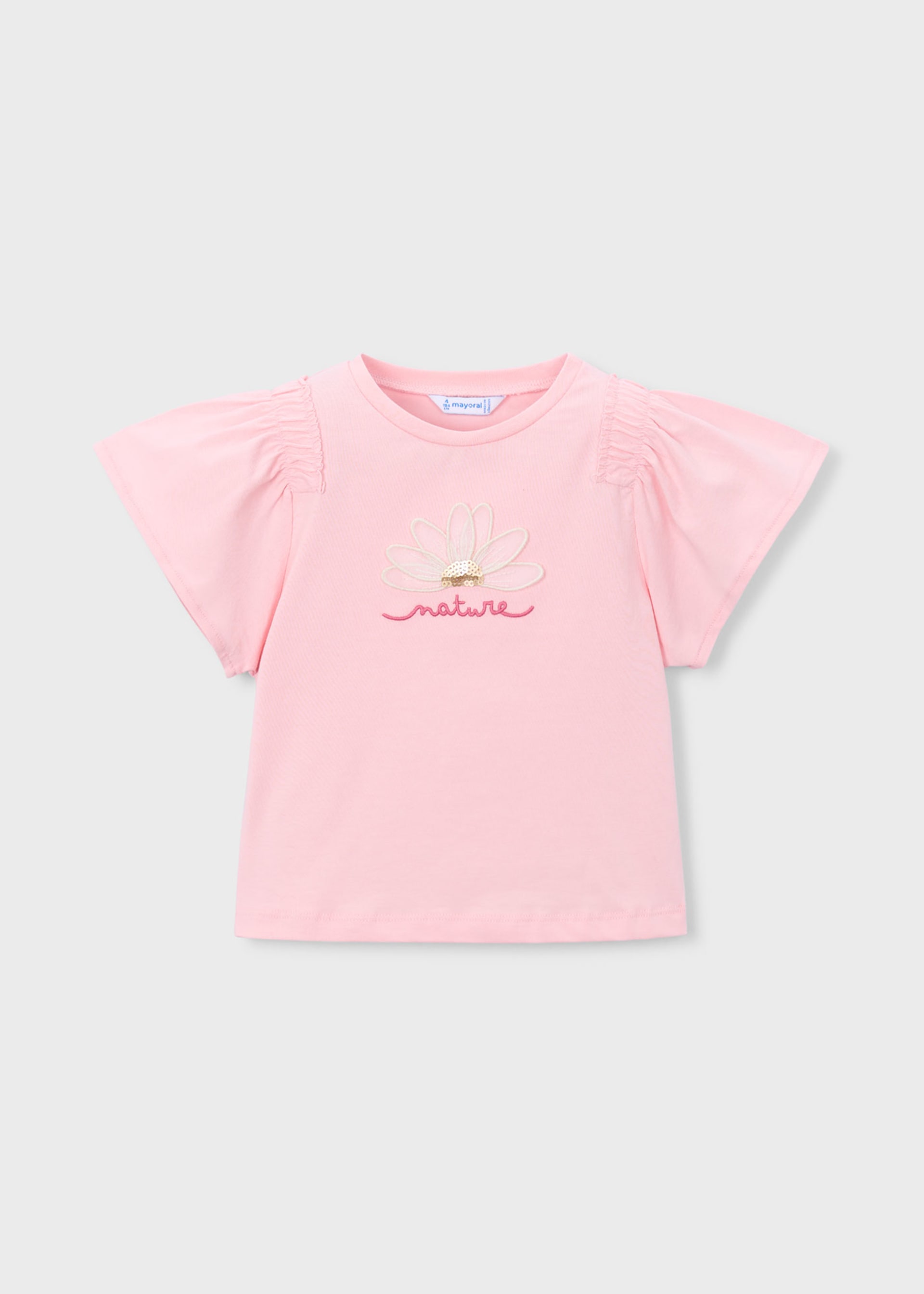 Playera aplique niña