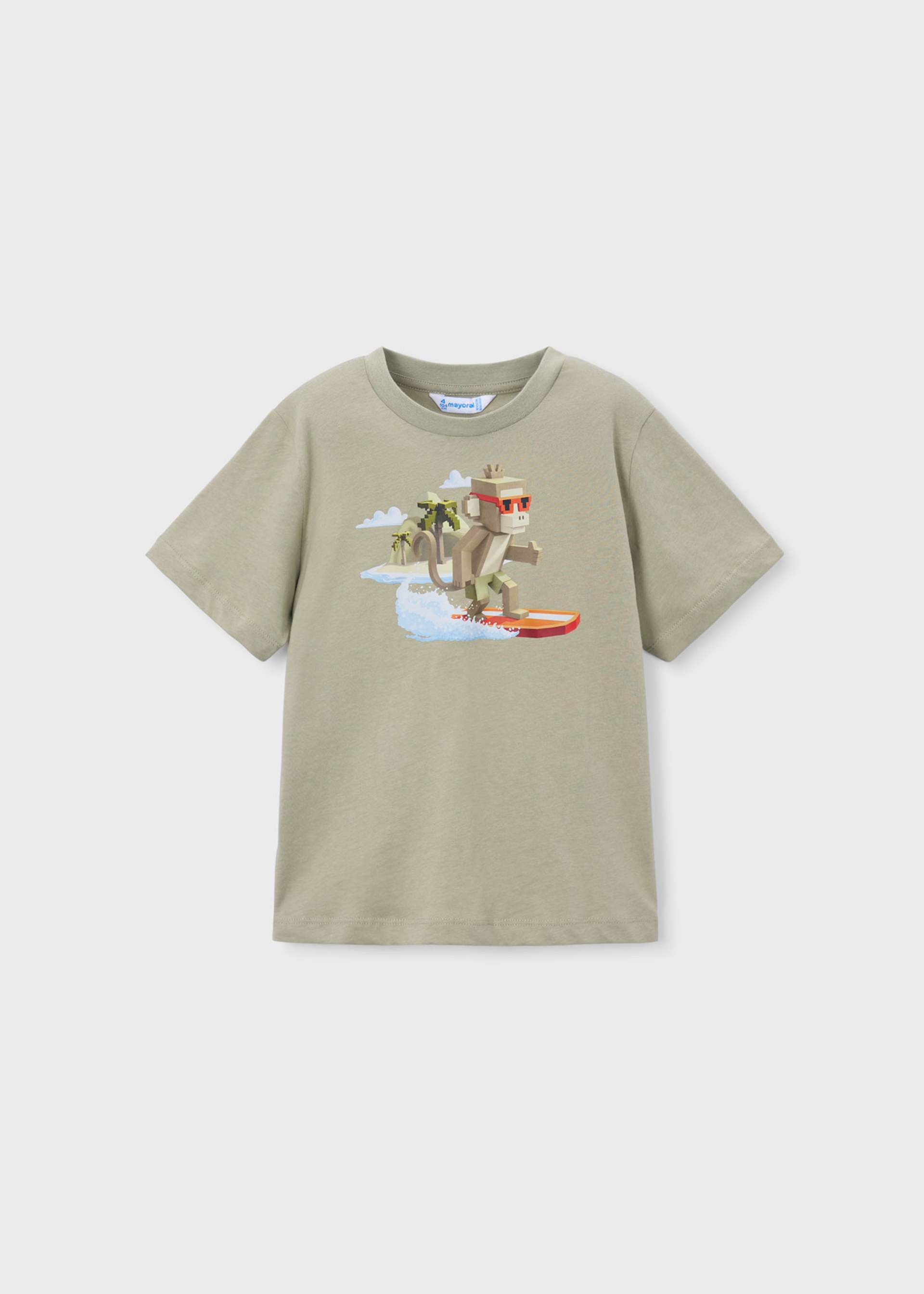 T-Shirt Surfmotiv Affe Jungen