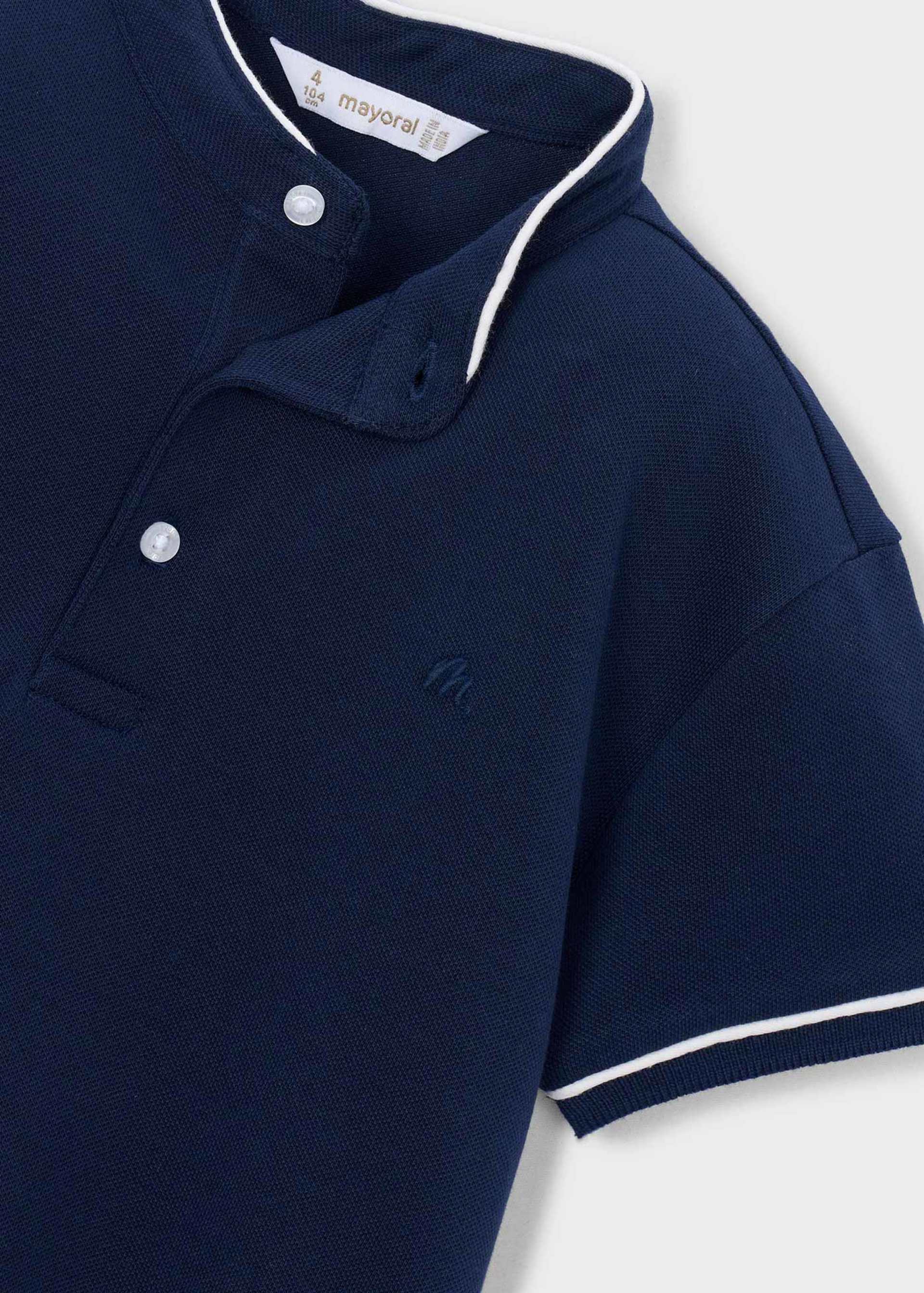 Baby Short Sleeve Henley Polo