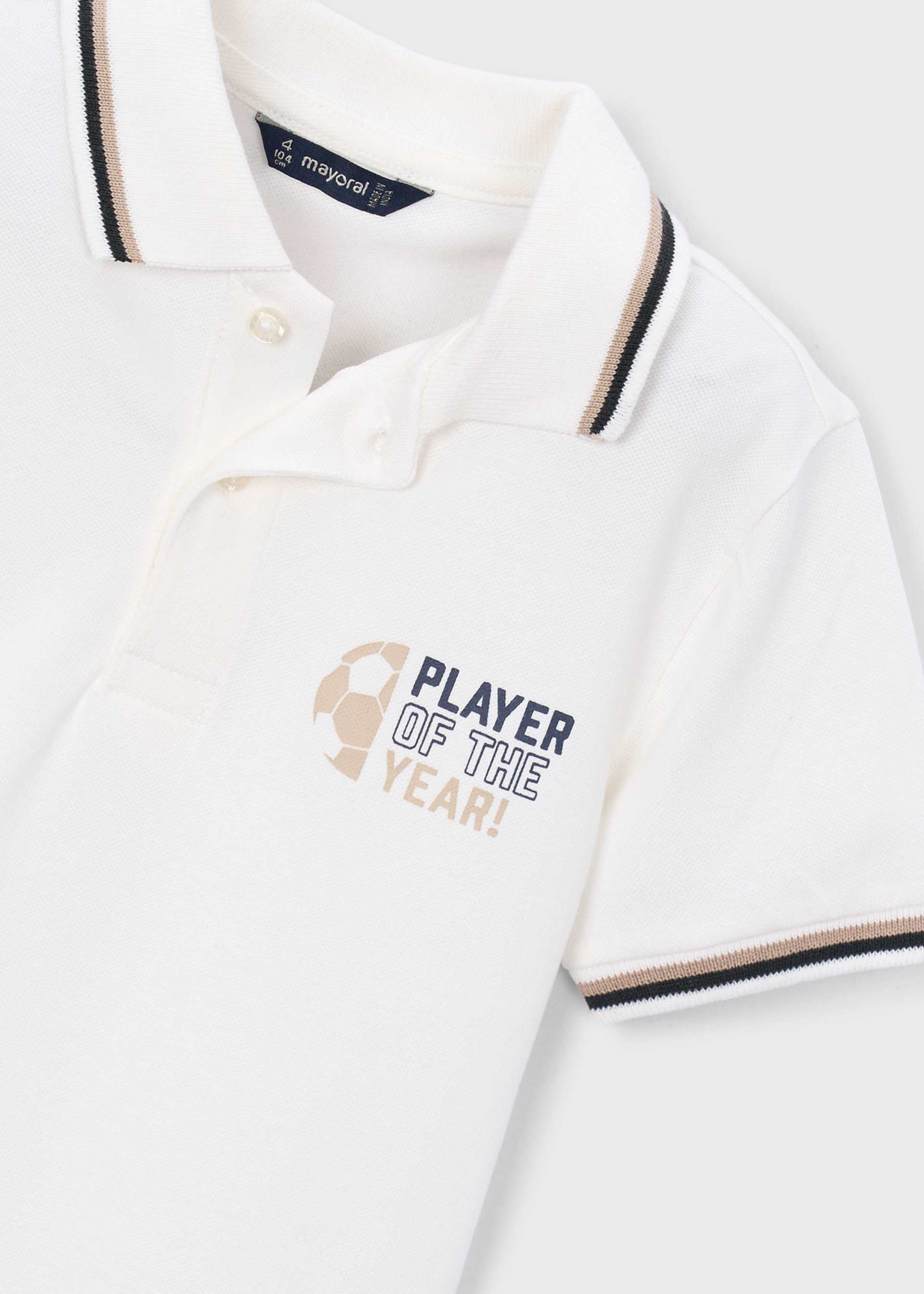 Boy Soccer Graphic Polo Shirt