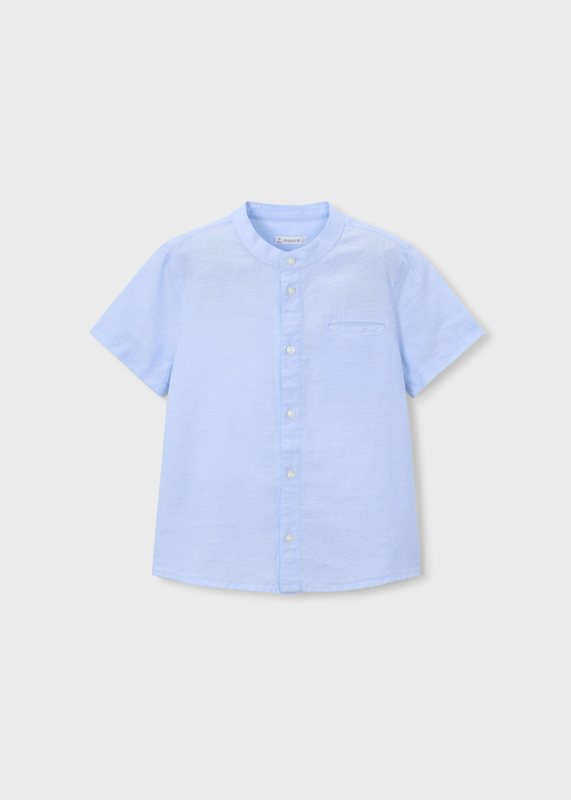 Camisa cuello mao niño