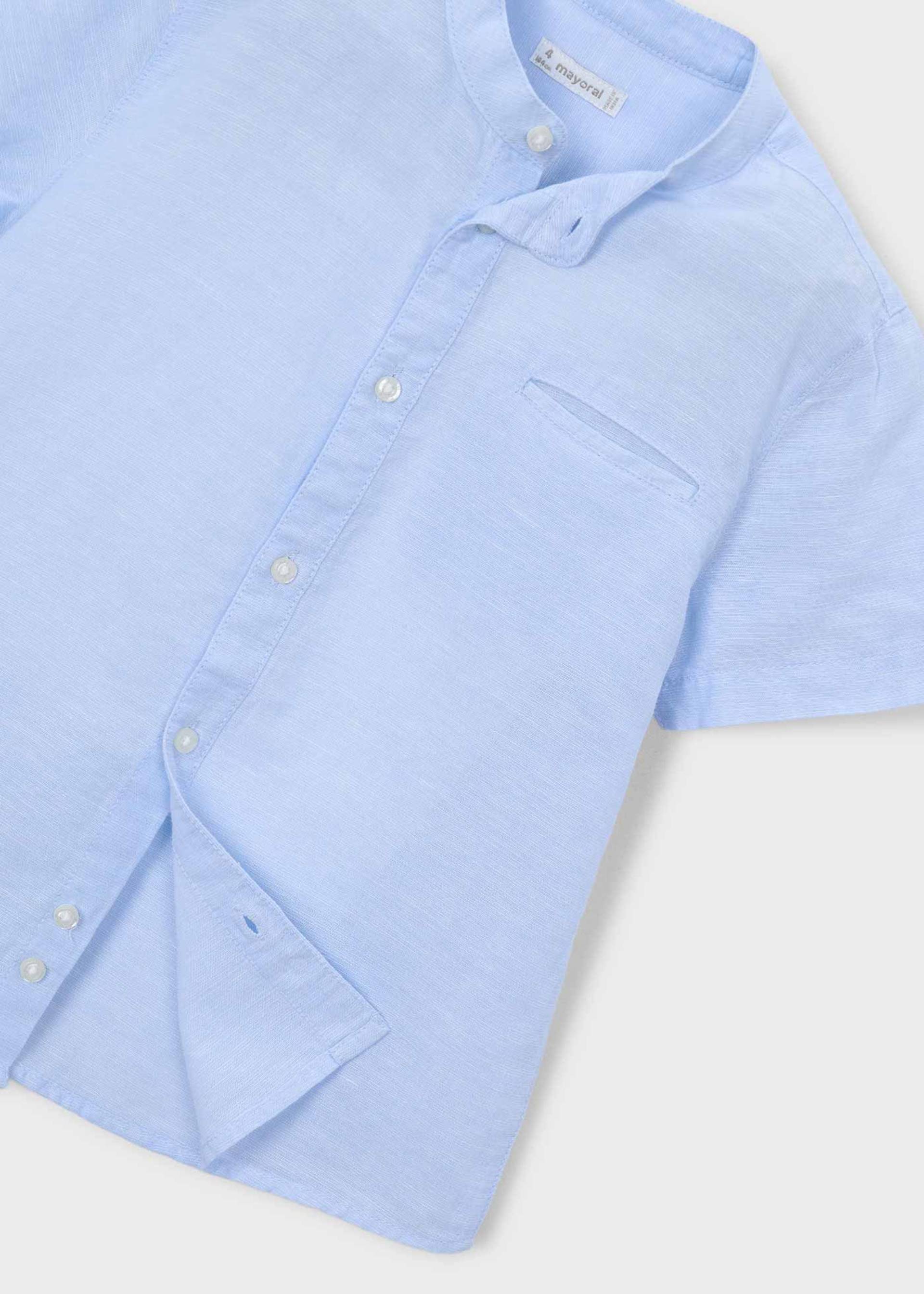 Camisa cuello mao niño