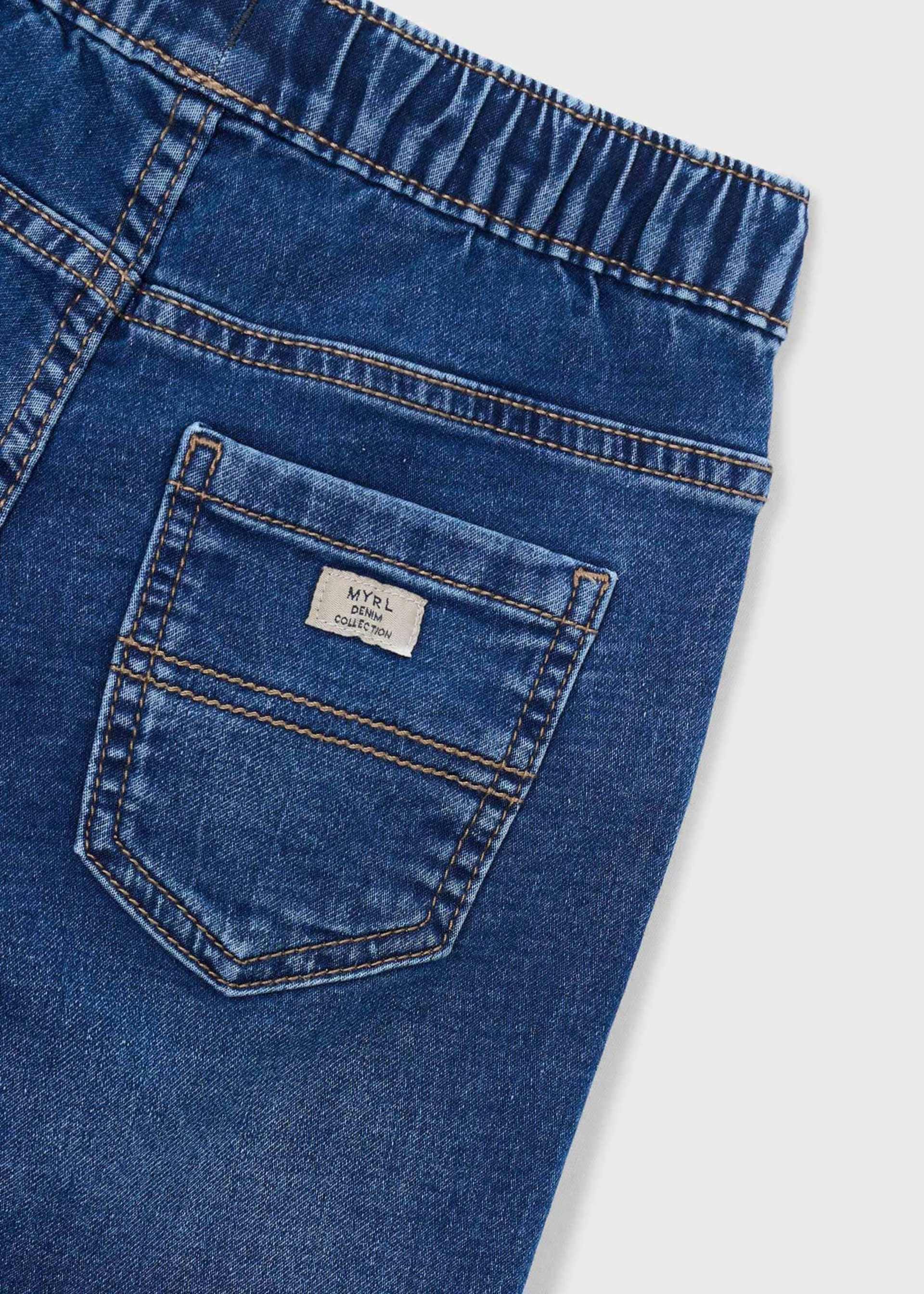 Bermuda en denim jogger garçon