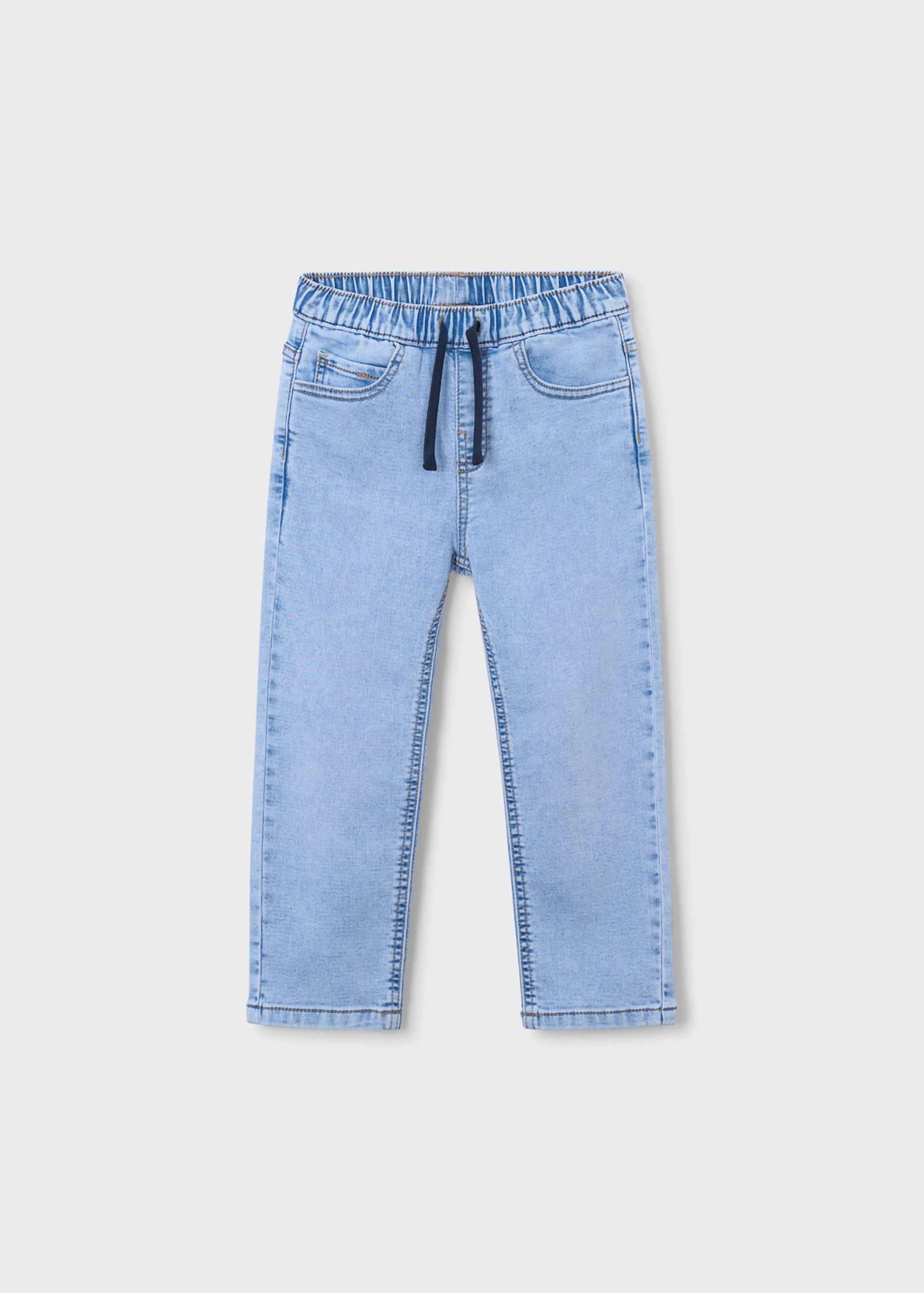 Pantalon jogger en denim garçon