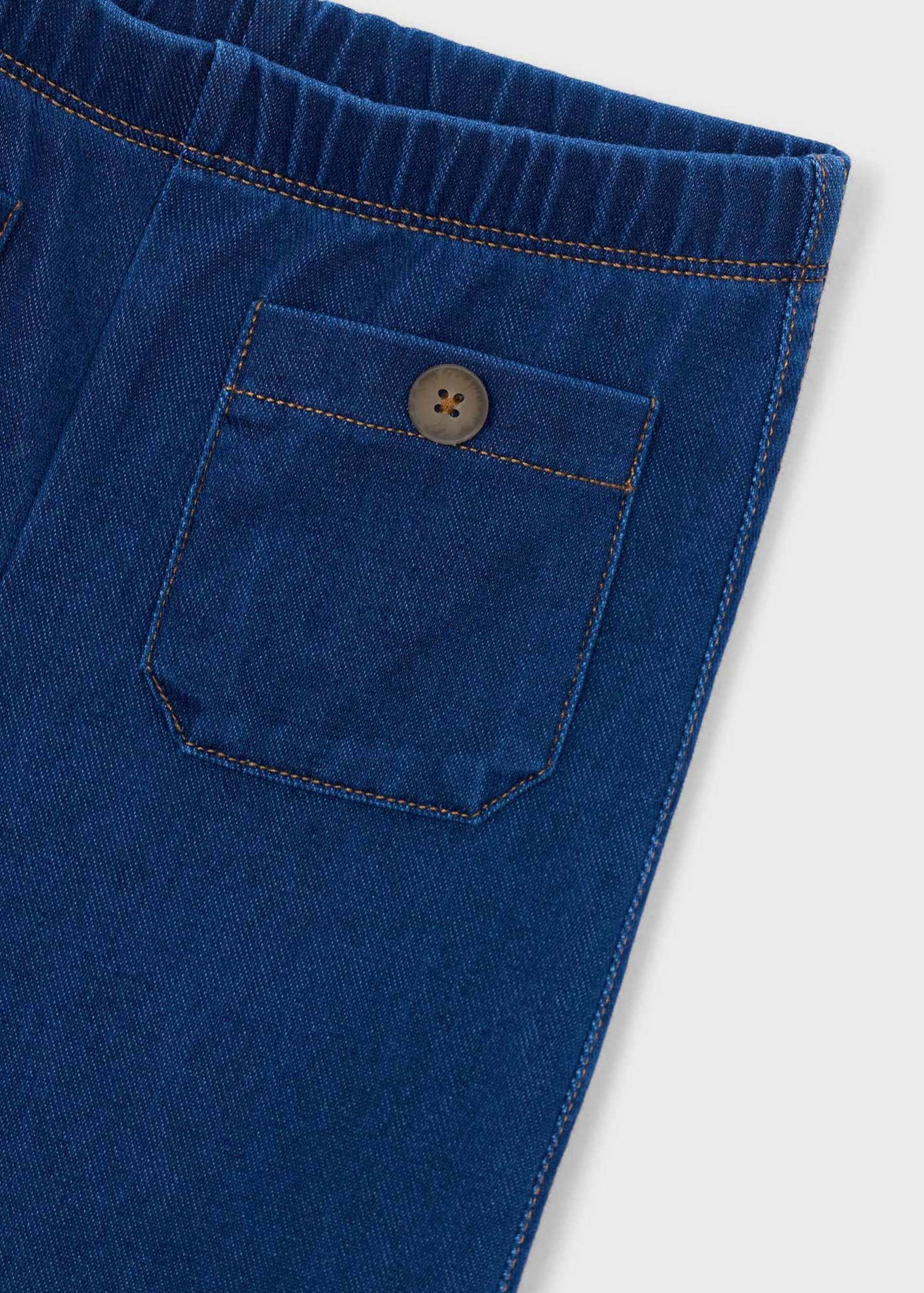 Girls' flare leggings with pockets