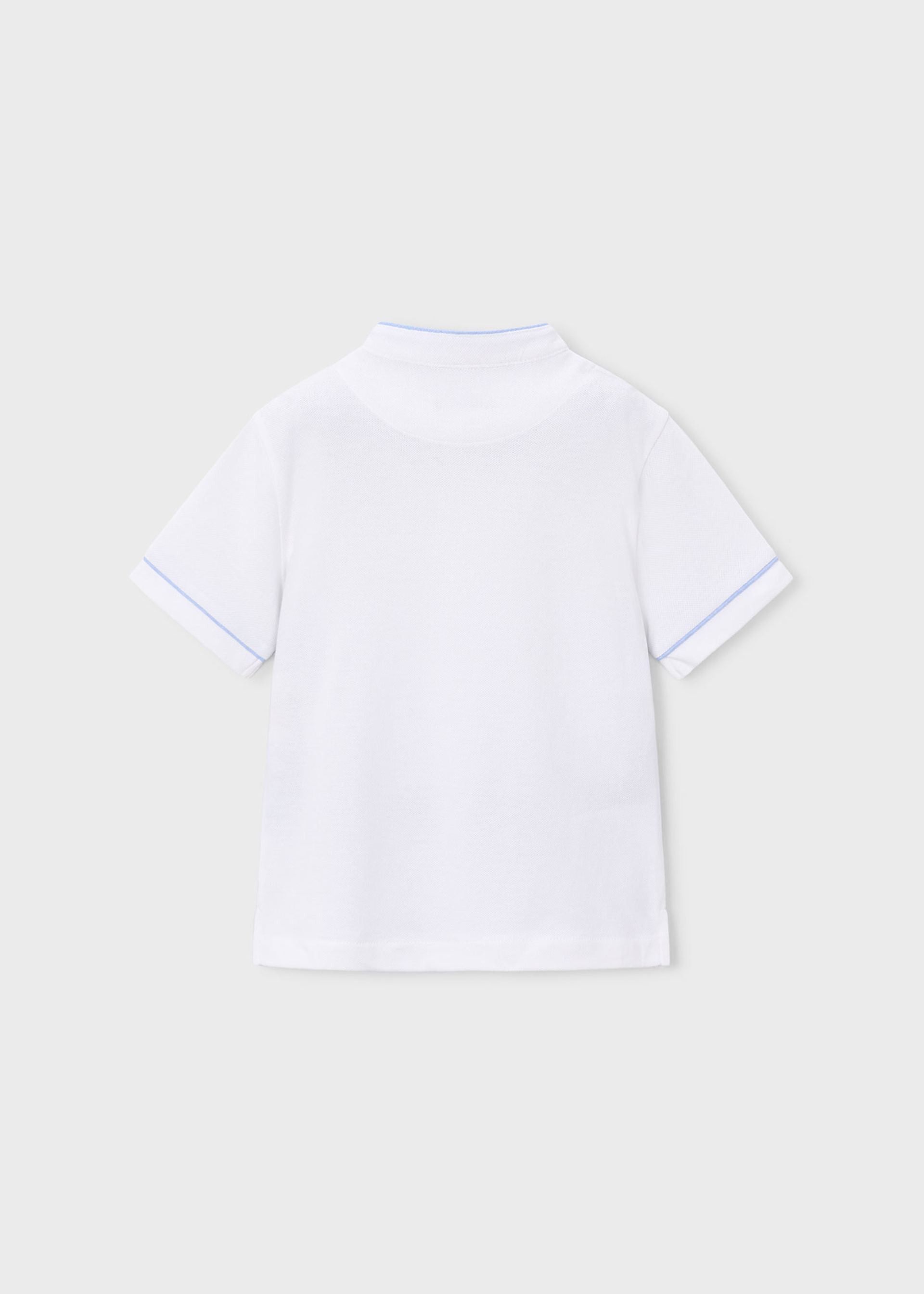 Poloshrit mit Maokragen gestreift Jungen