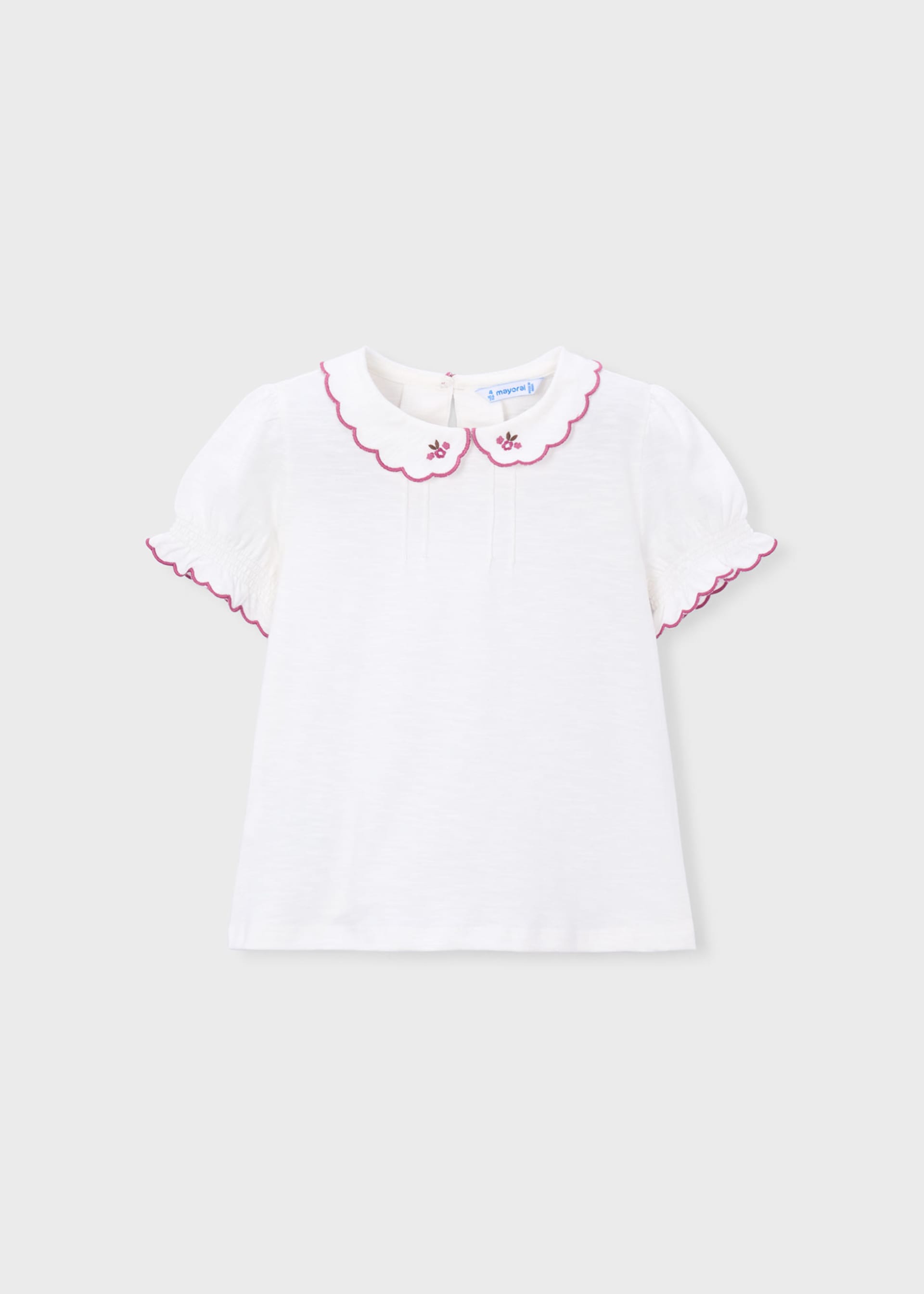Blusa bordados menina