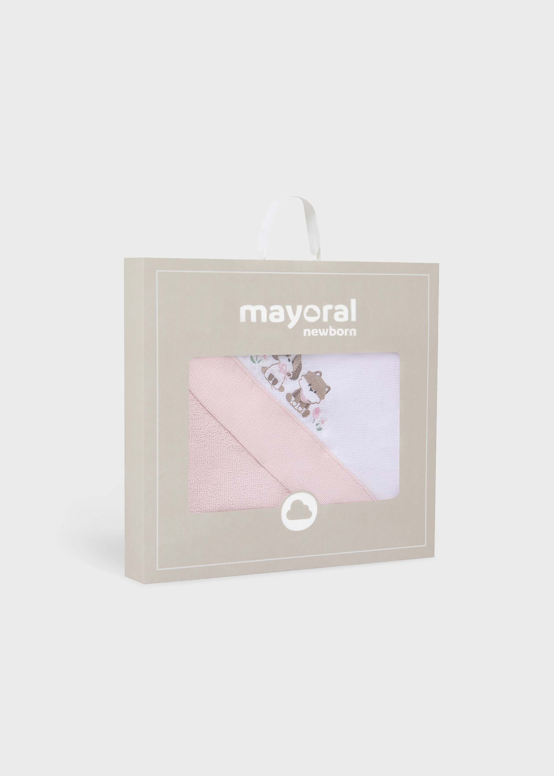 Serviette à capuche bébé