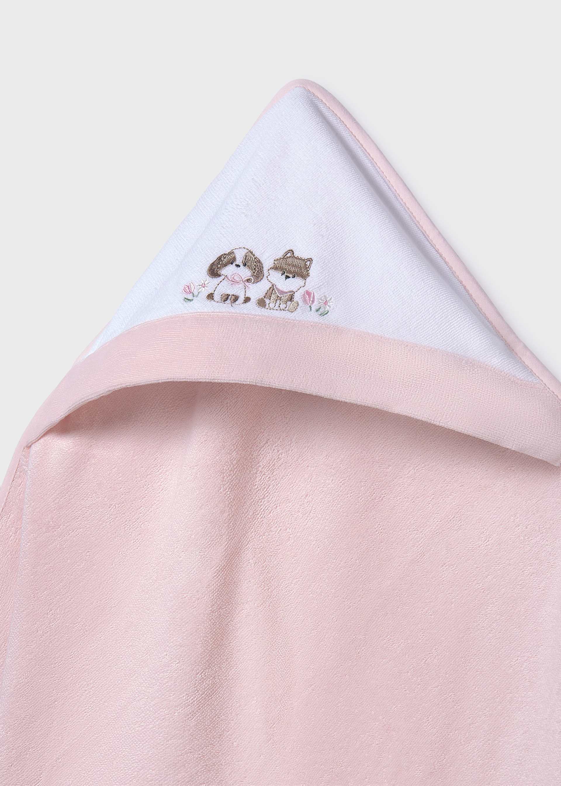 Serviette à capuche bébé