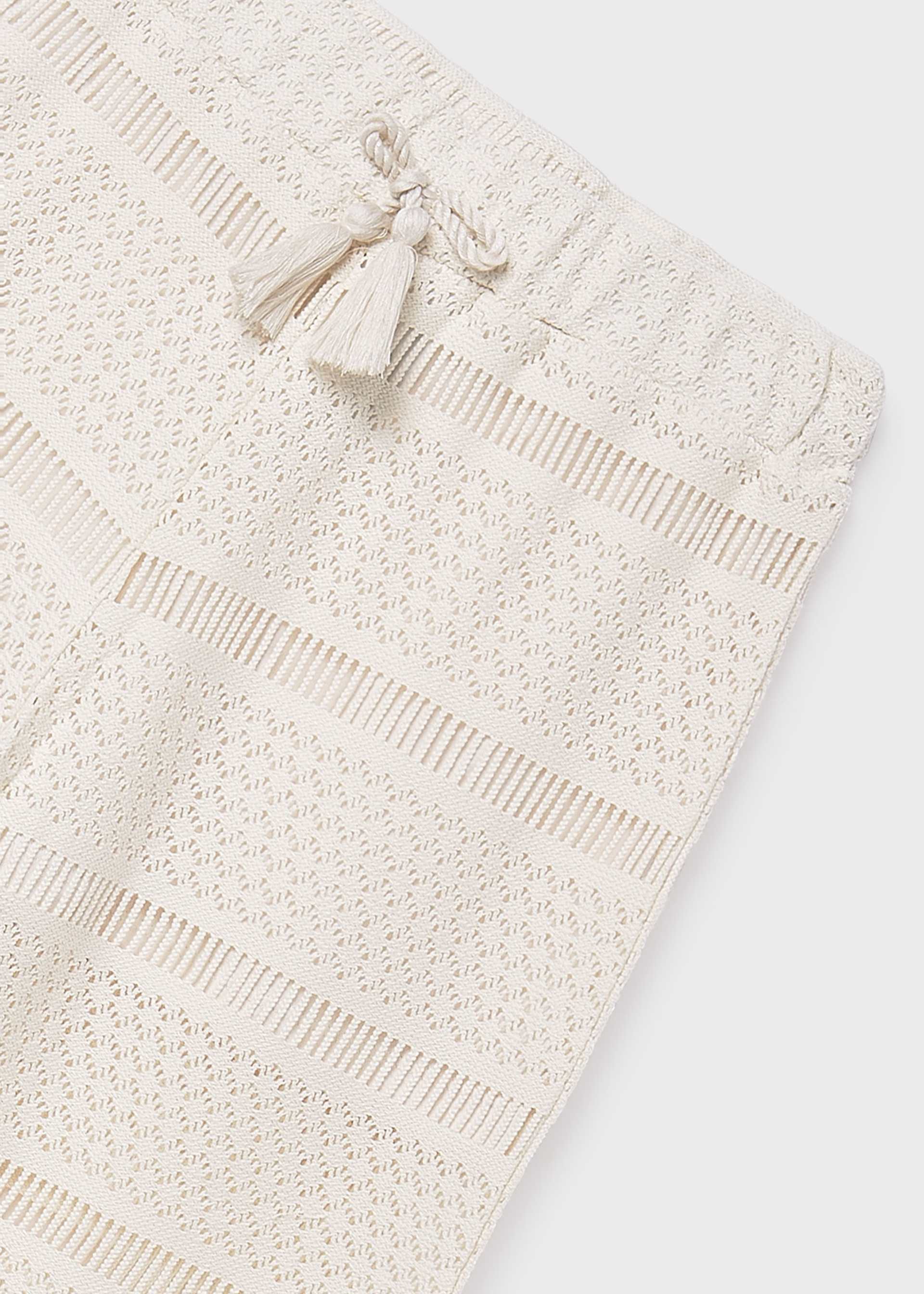 Girls' crochet long pants