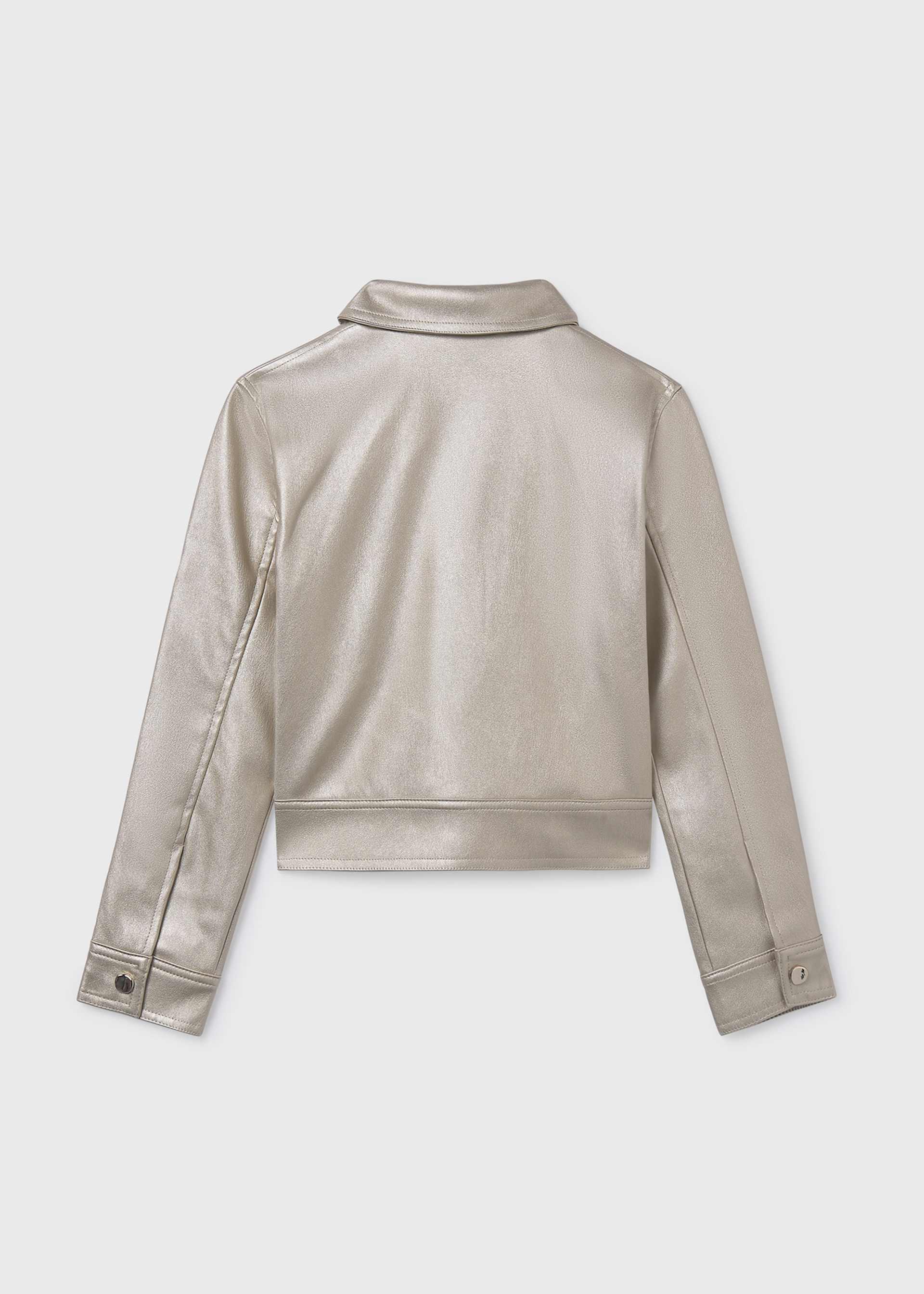 Veste en similicuir fille