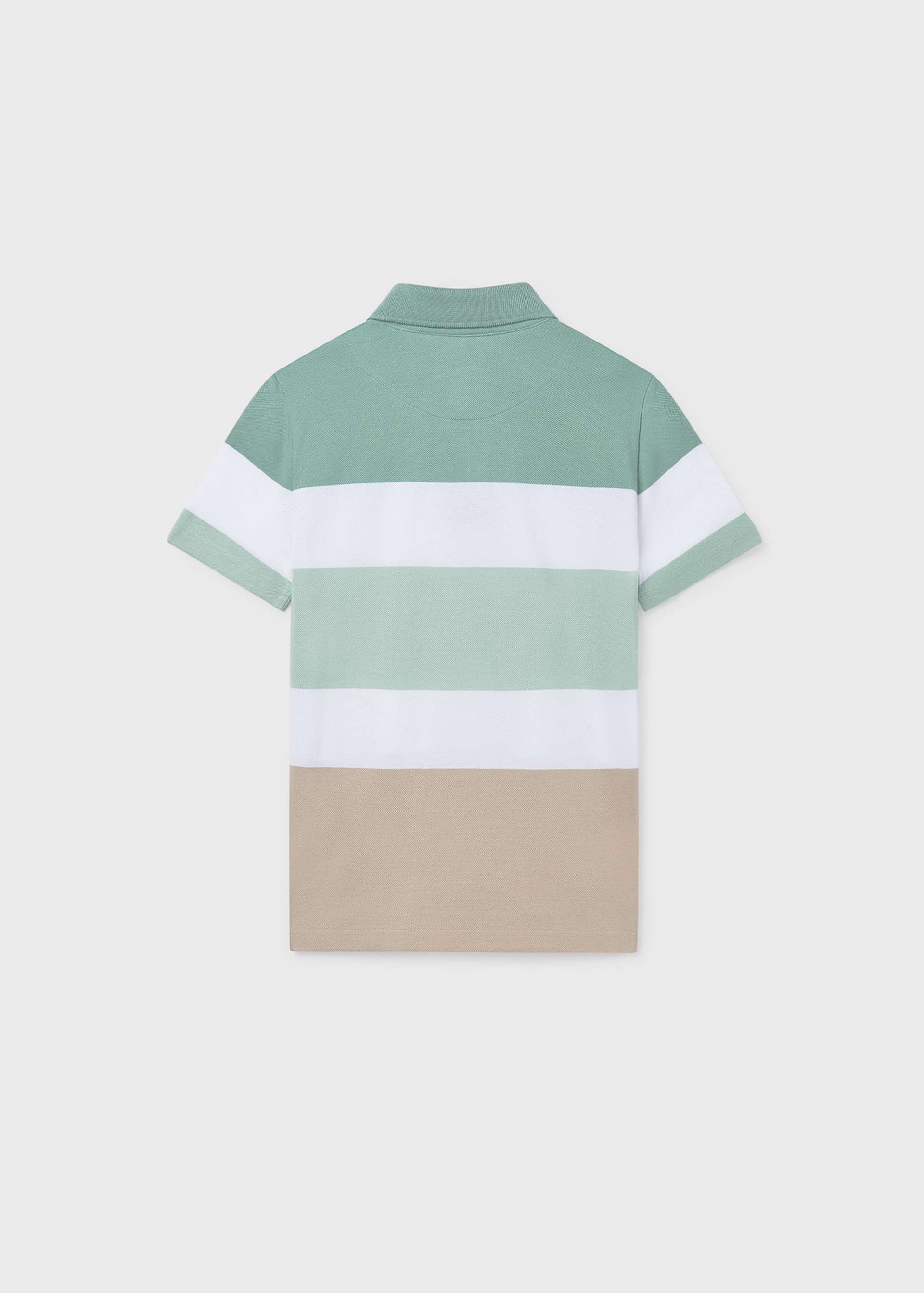 Boy's striped polo shirt