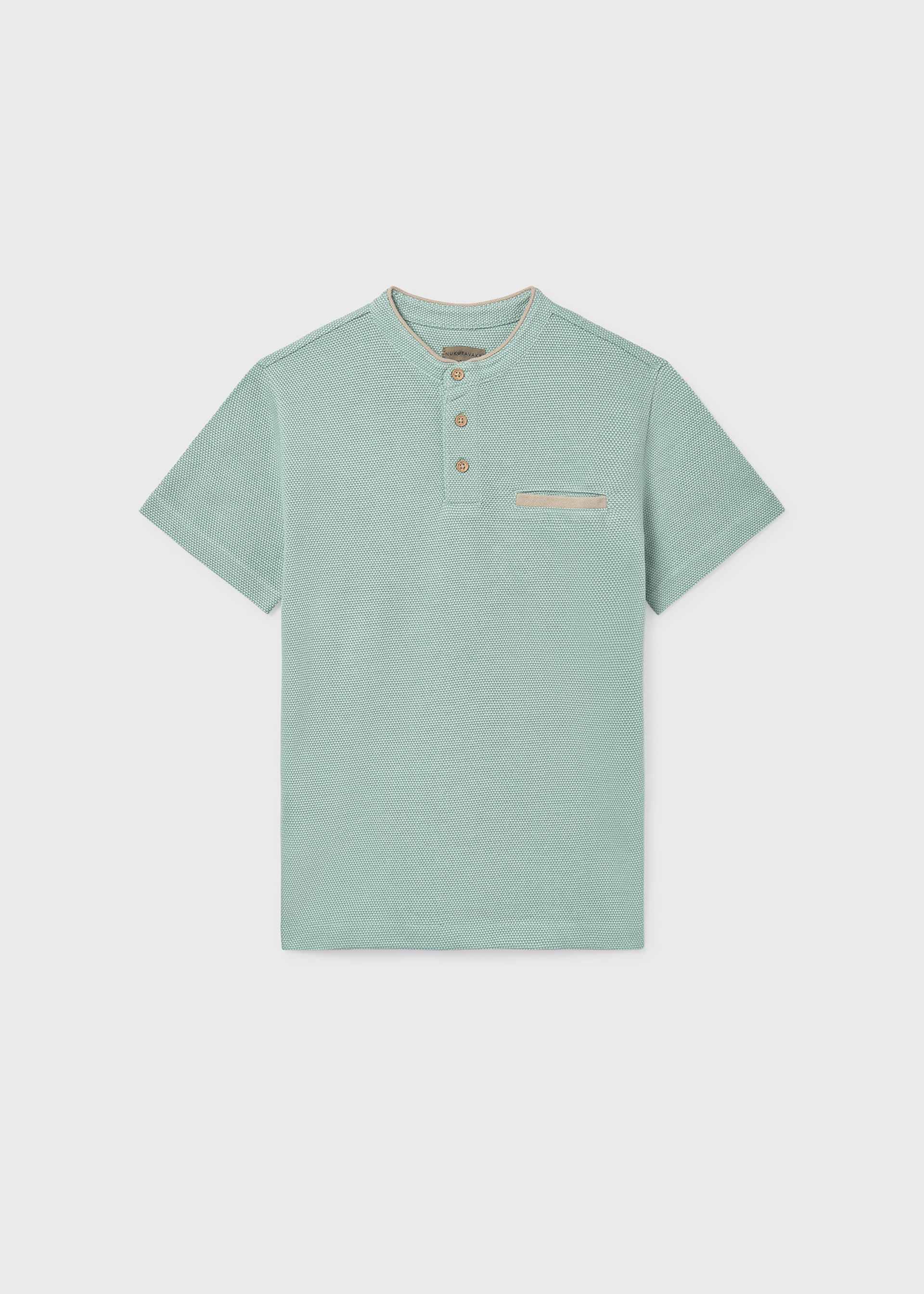 Poloshirt mit Maokragen Teenager Jungen